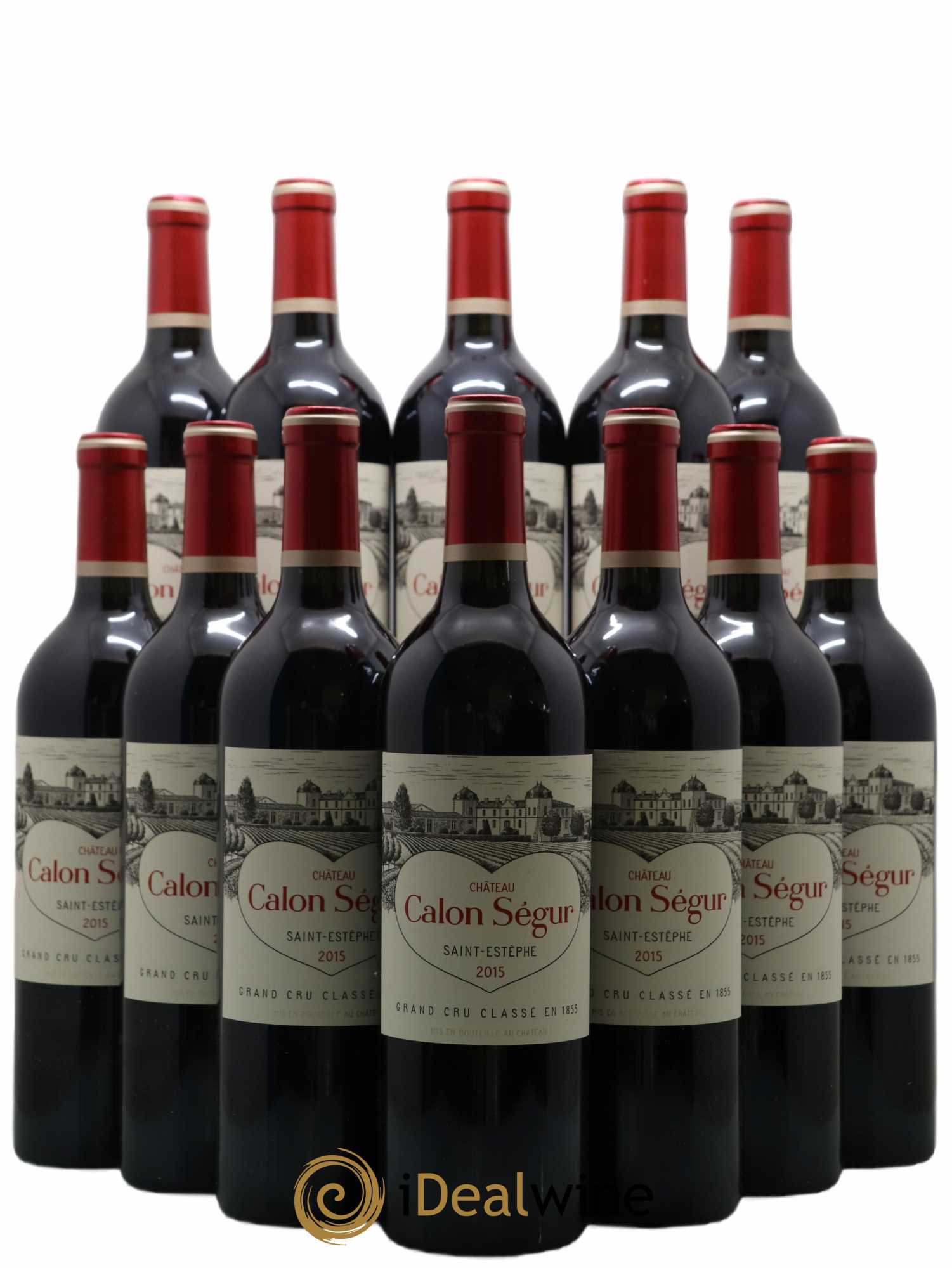 Château Calon Ségur 3ème Grand Cru Classé 2015 - Lot de 12 bouteilles - 0