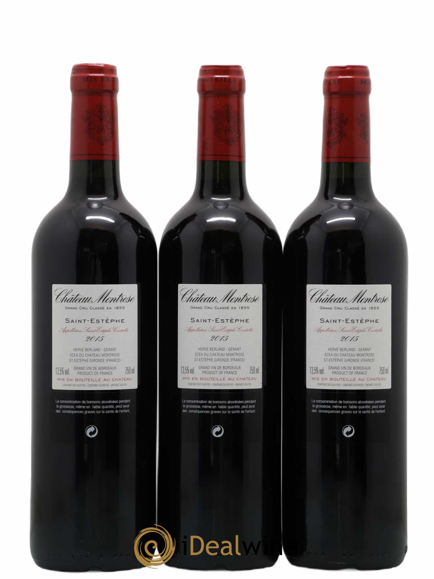 Château Montrose 2ème Grand Cru Classé 2015 - Lot de 12 bouteilles - 2
