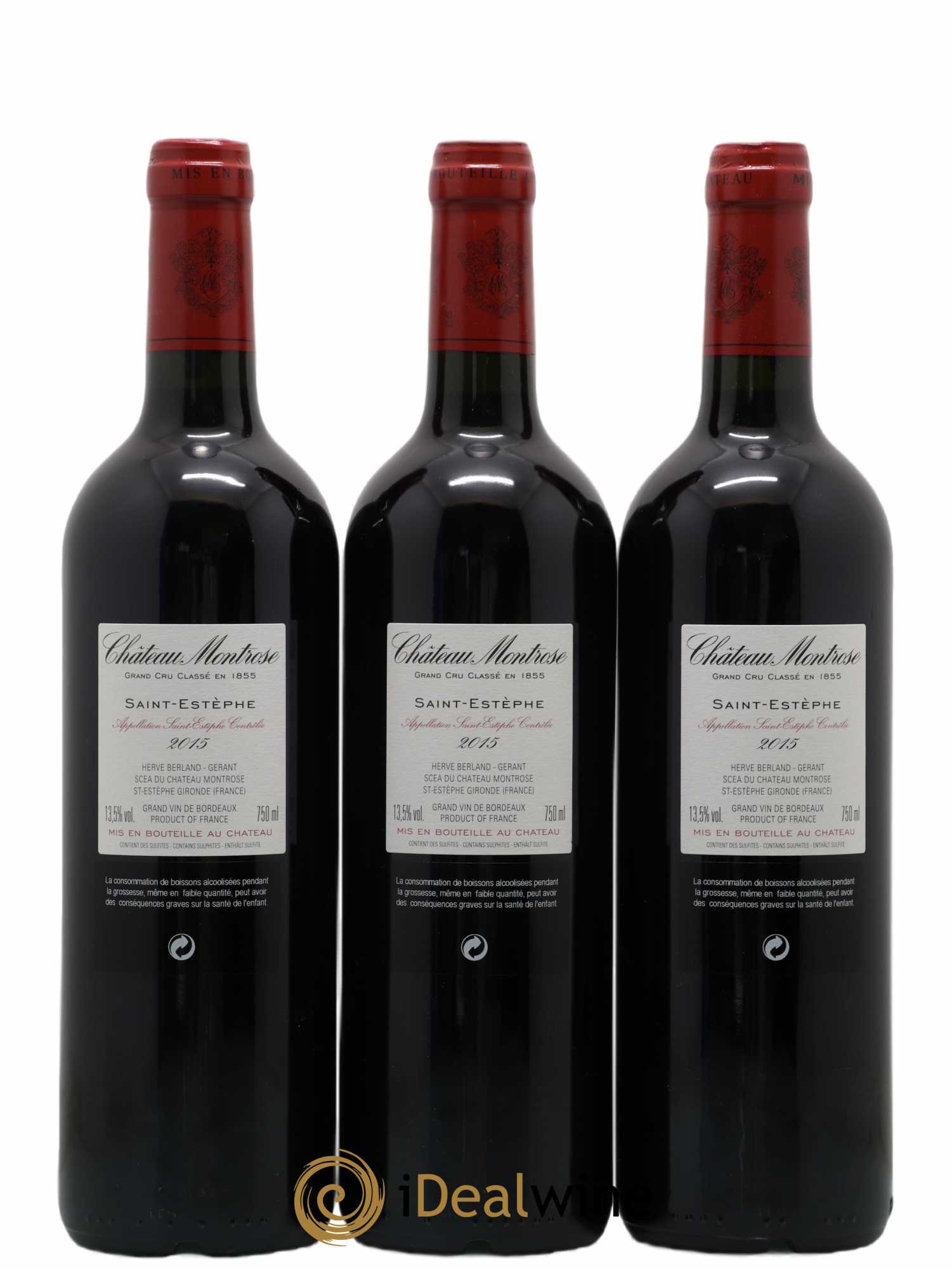 Château Montrose 2ème Grand Cru Classé 2015 - Lot de 12 bouteilles - 4