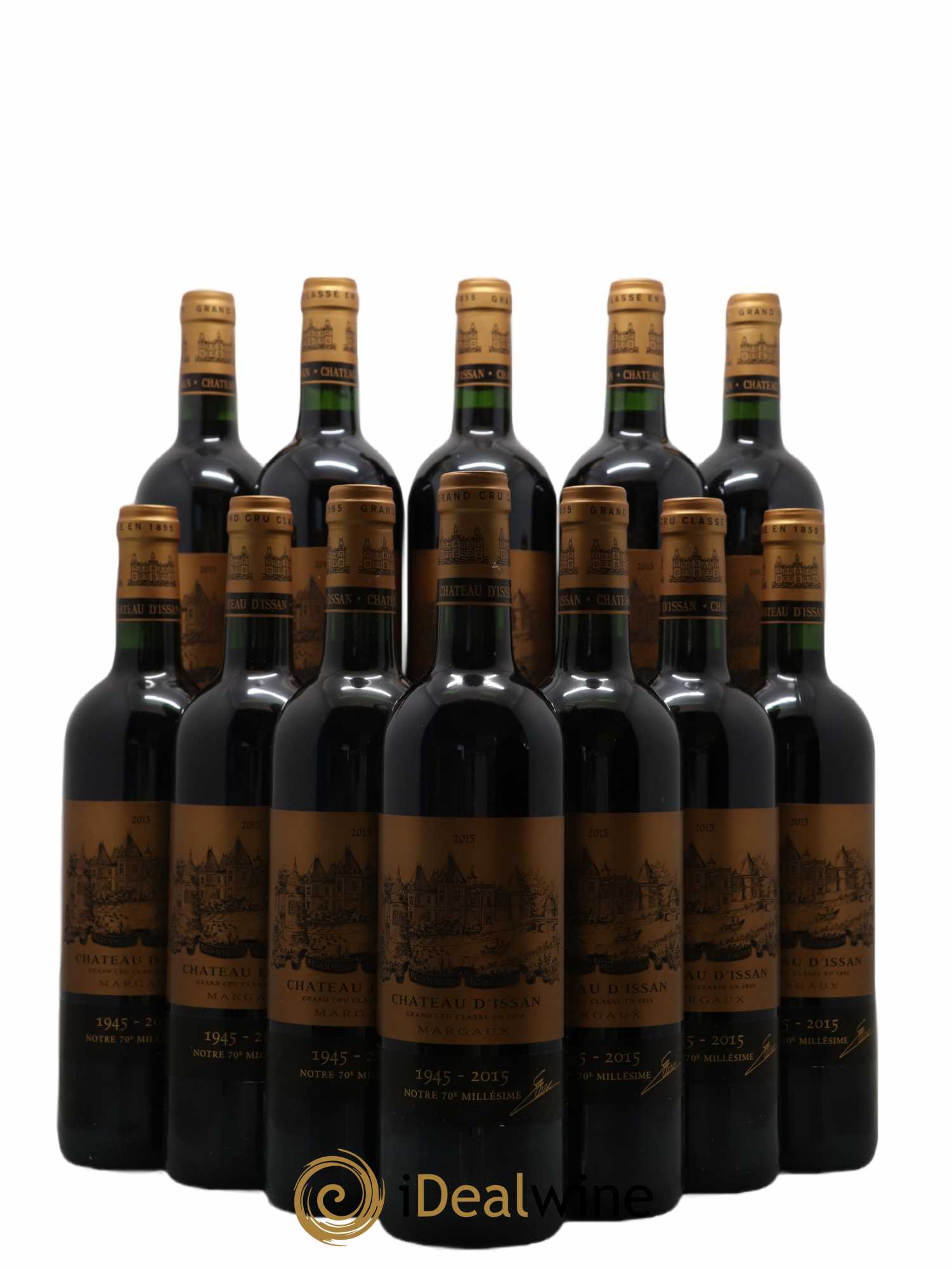 Château d'Issan 3ème Grand Cru Classé 2015 - Lot de 12 bouteilles - 0