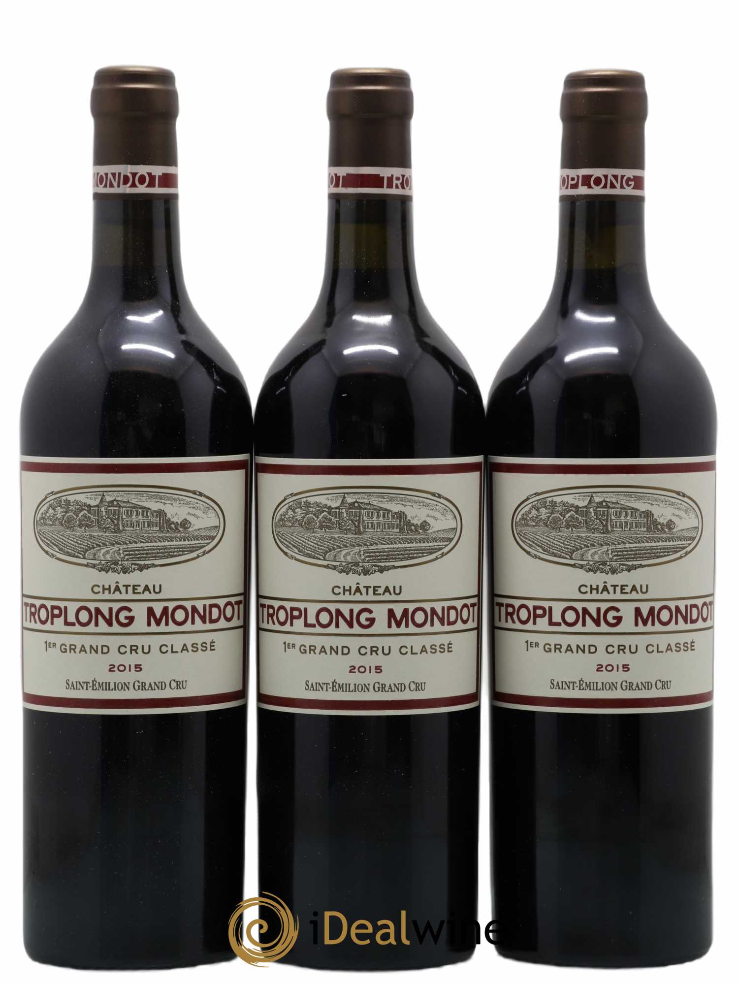 Château Troplong Mondot 1er Grand Cru Classé B 2015 - Lot de 12 bouteilles - 3