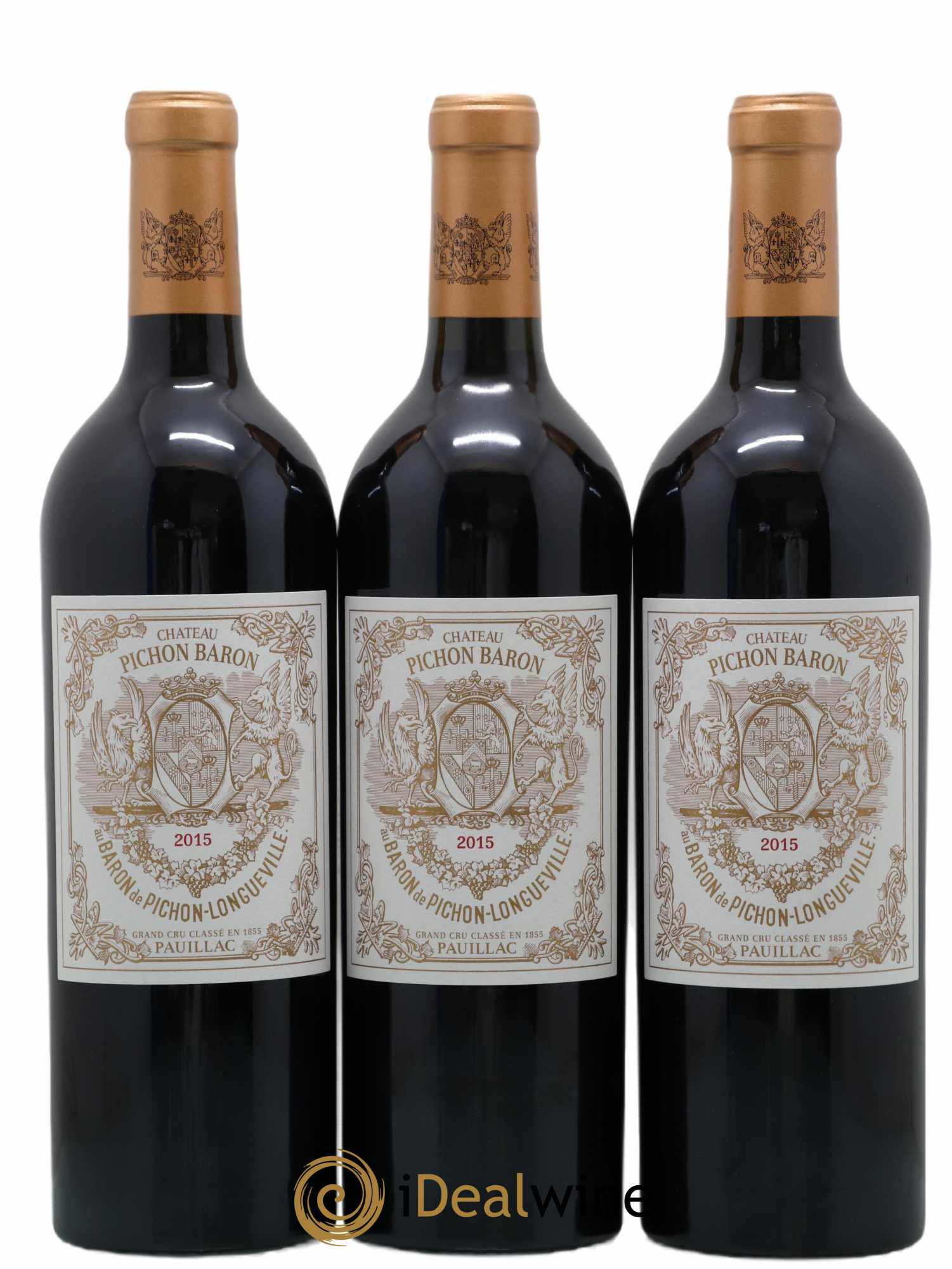 Pichon Longueville Baron 2ème Grand Cru Classé 2015 - Lotto di 12 bottiglie - 1