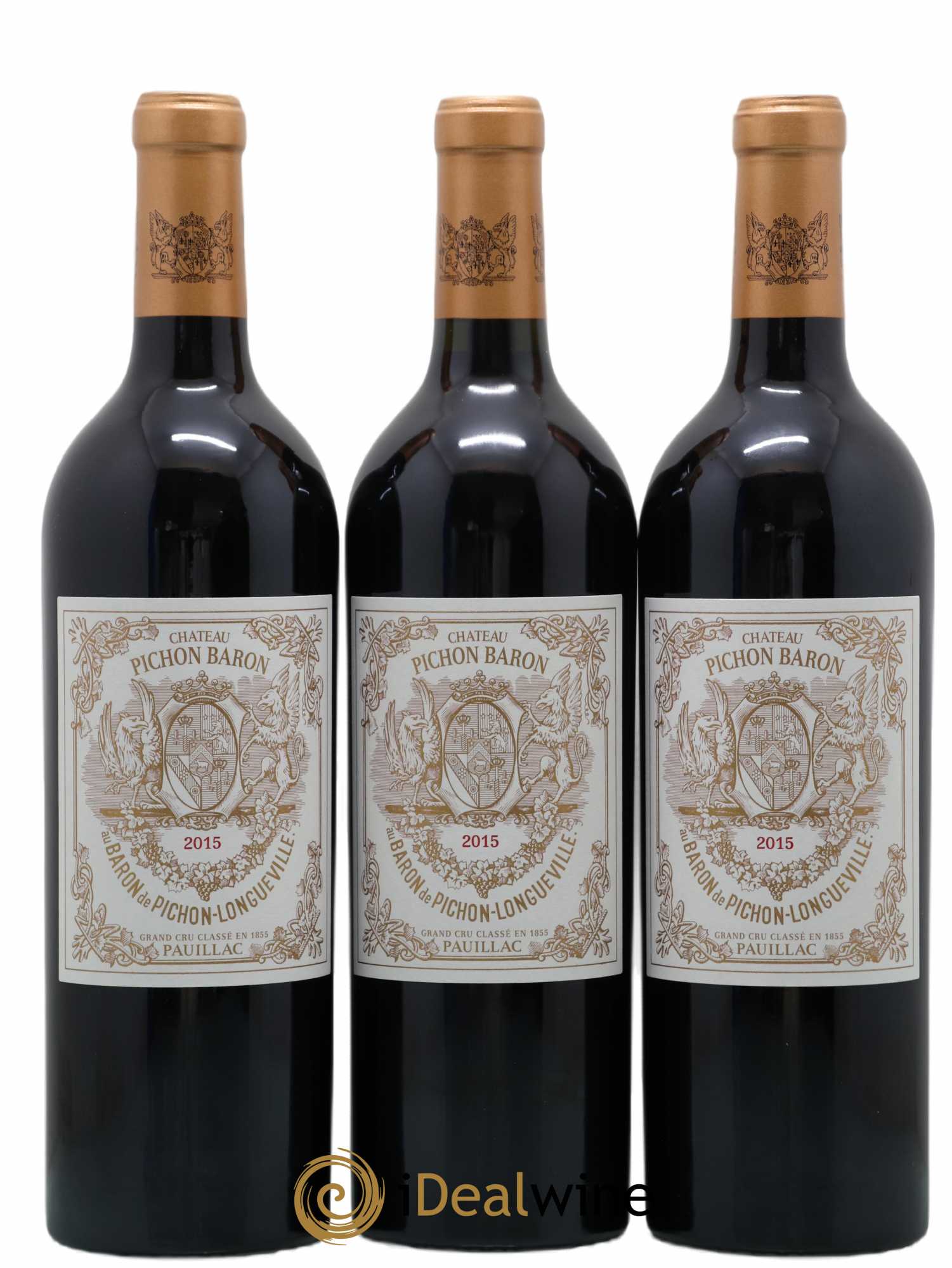 Pichon Longueville Baron 2ème Grand Cru Classé 2015 - Lotto di 12 bottiglie - 3