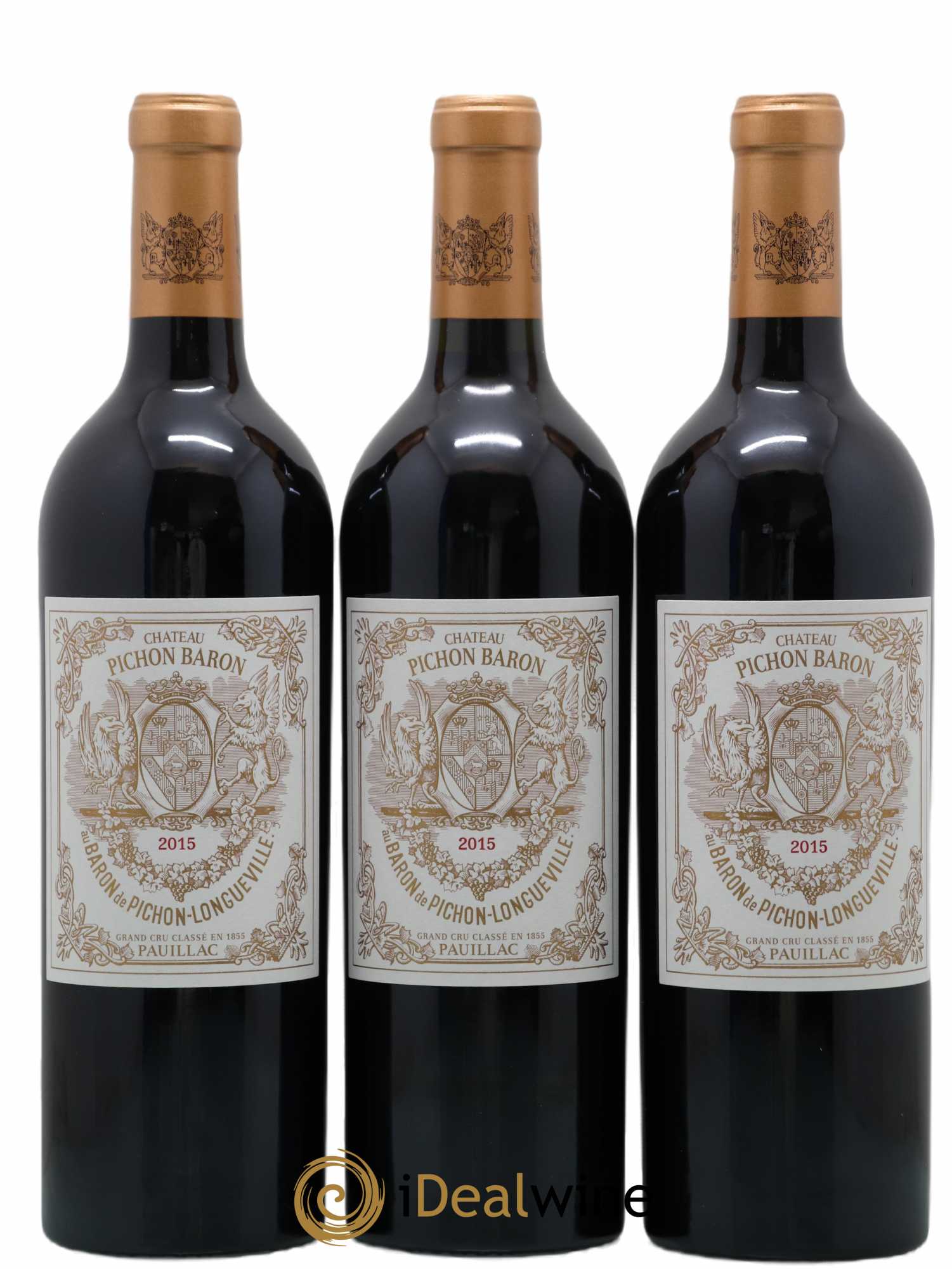 Pichon Longueville Baron 2ème Grand Cru Classé 2015 - Lotto di 12 bottiglie - 5