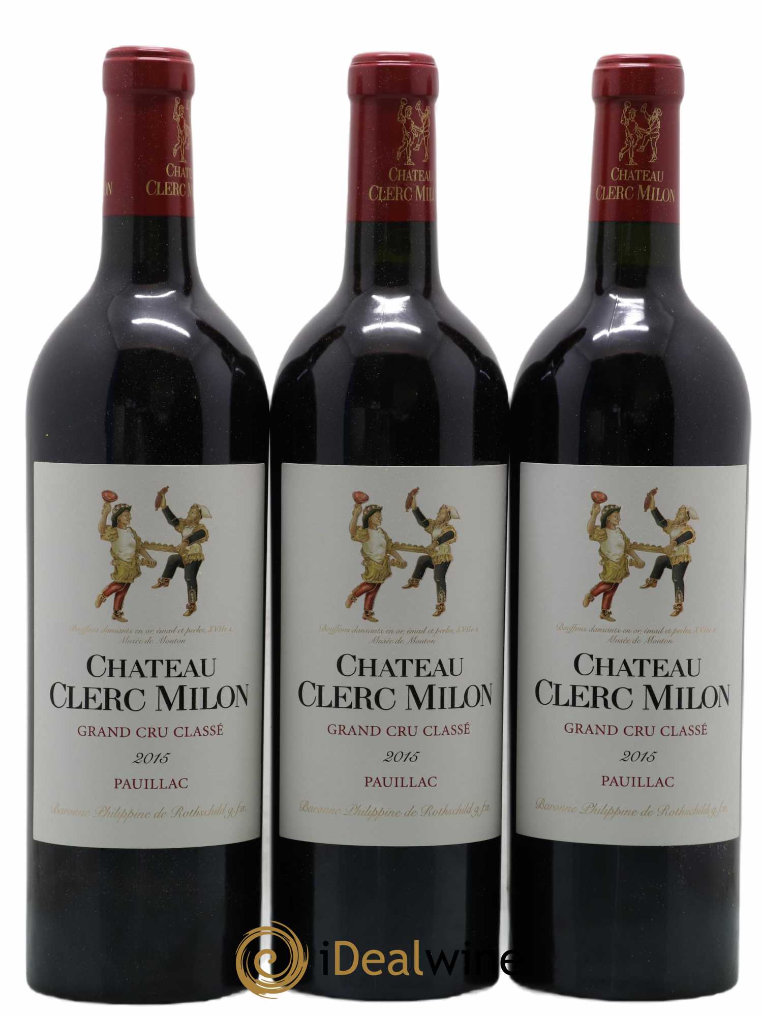 Château Clerc Milon 5ème Grand Cru Classé 2015 - Lot de 12 bouteilles - 2