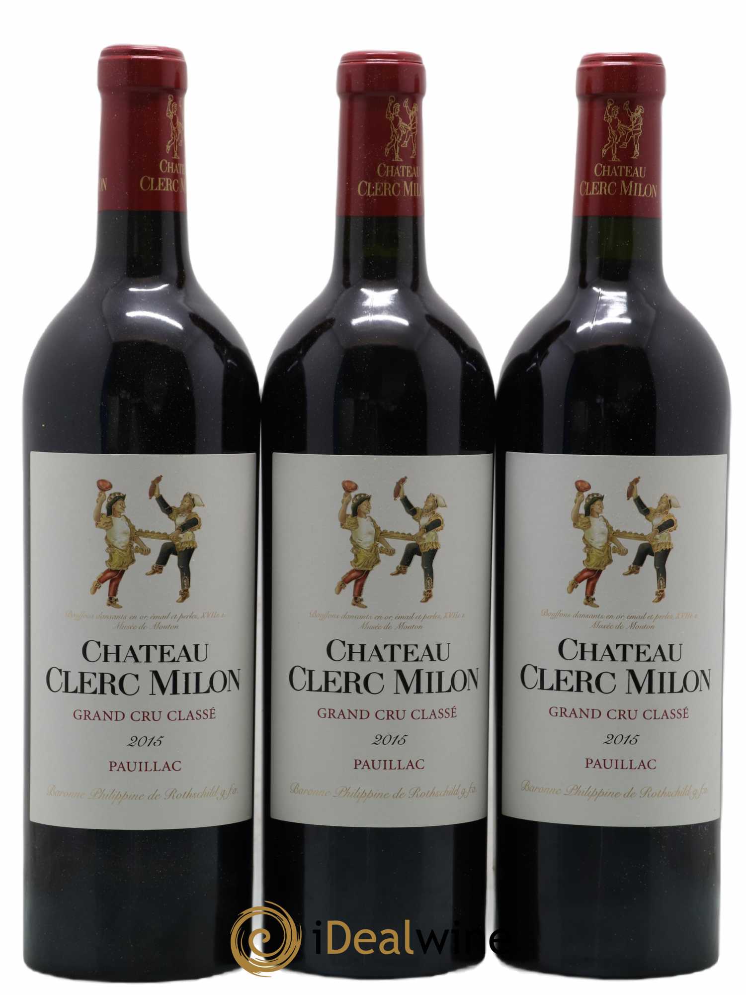 Château Clerc Milon 5ème Grand Cru Classé 2015 - Lot de 12 bouteilles - 3