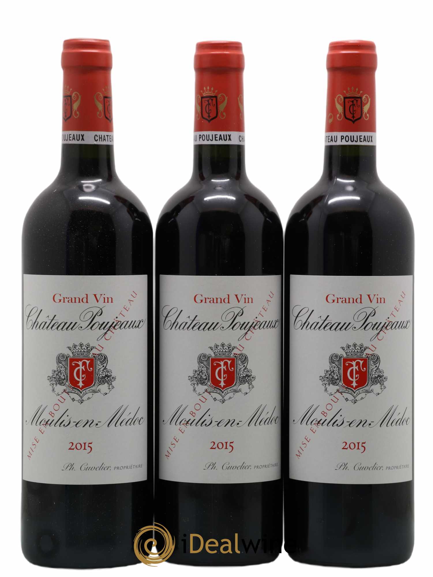 Château Poujeaux 2015 - Lot de 12 bouteilles - 1