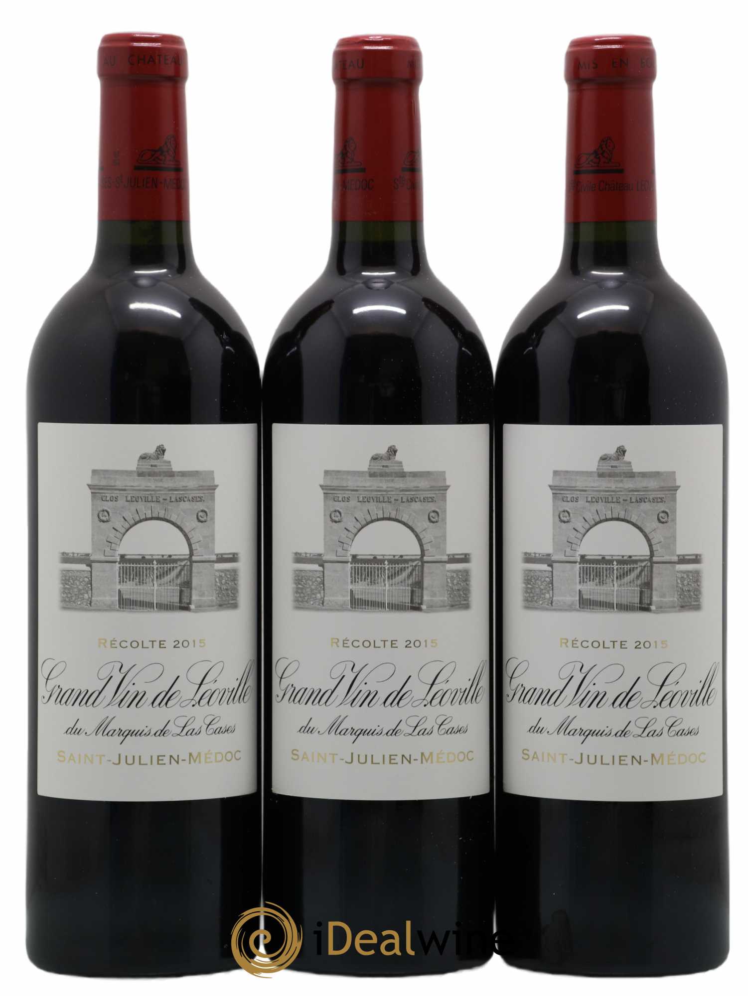 Château Léoville Las Cases 2ème Grand Cru Classé 2015 - Lot de 12 bouteilles - 1