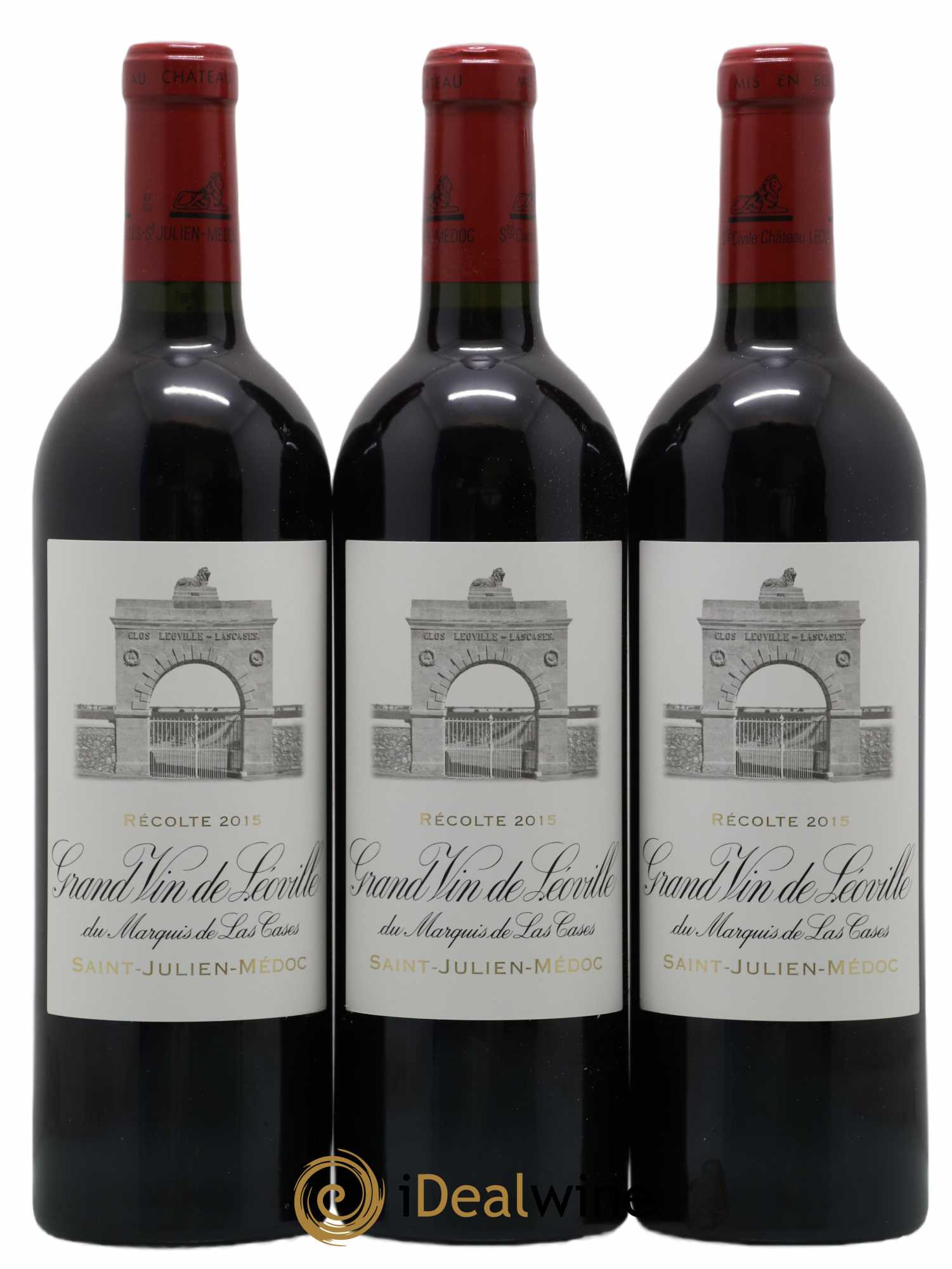 Château Léoville Las Cases 2ème Grand Cru Classé 2015 - Lot de 12 bouteilles - 3