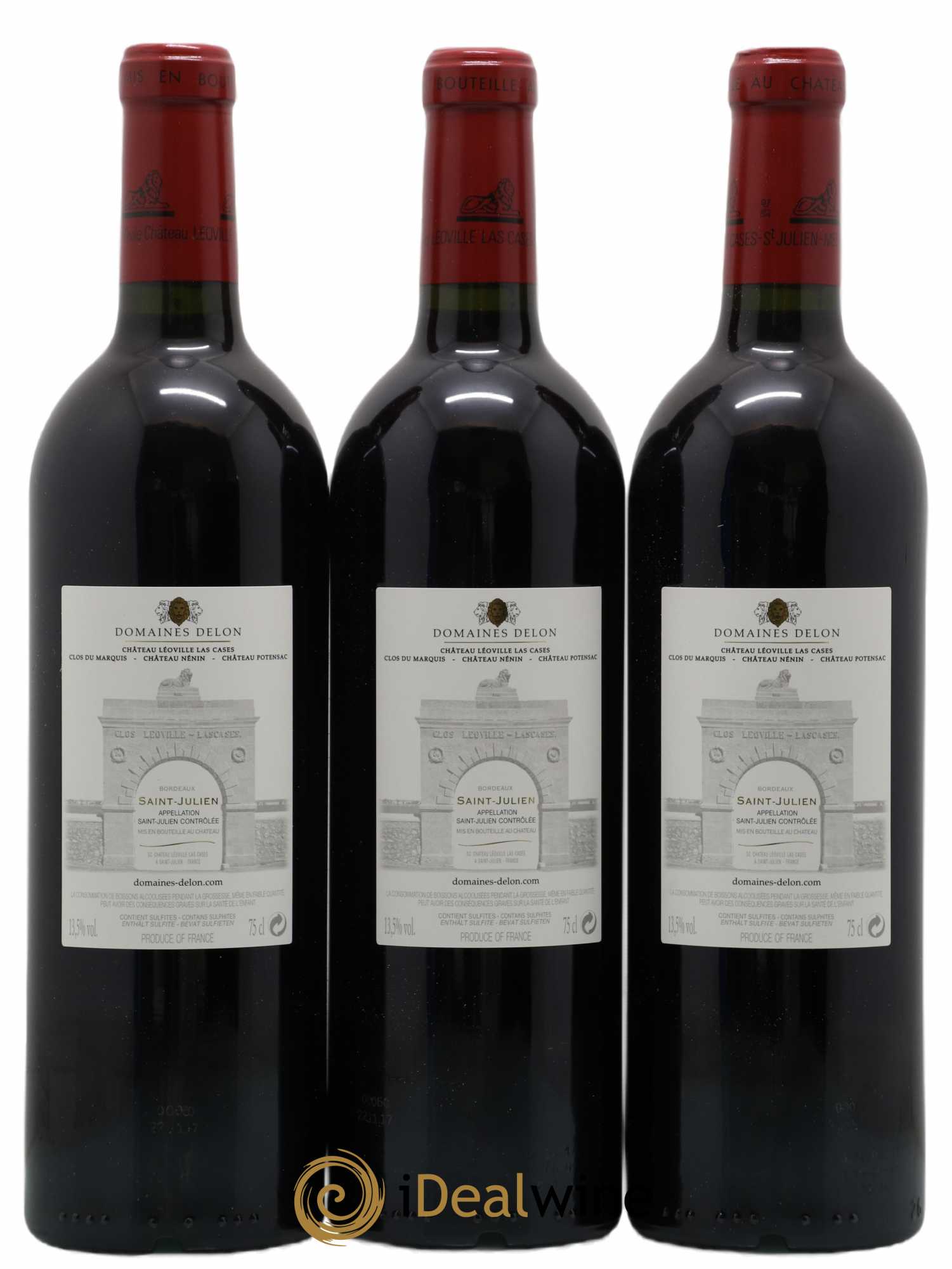 Château Léoville Las Cases 2ème Grand Cru Classé 2015 - Lot de 12 bouteilles - 6