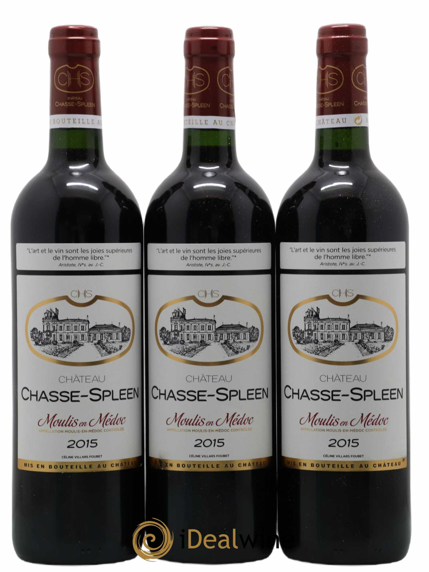 Château Chasse Spleen 2015 - Lot de 12 bouteilles - 1