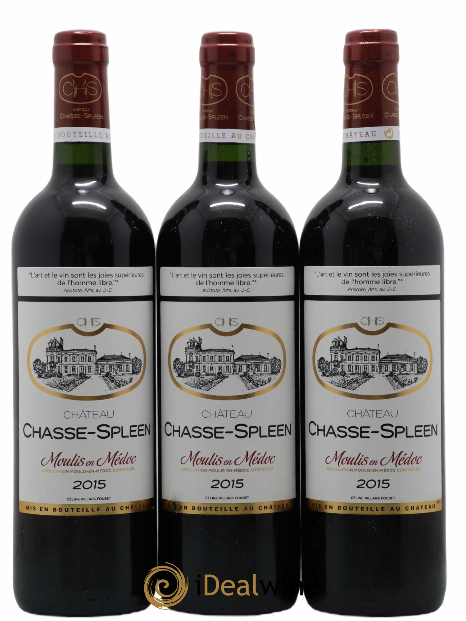 Château Chasse Spleen 2015 - Lot de 12 bouteilles - 2