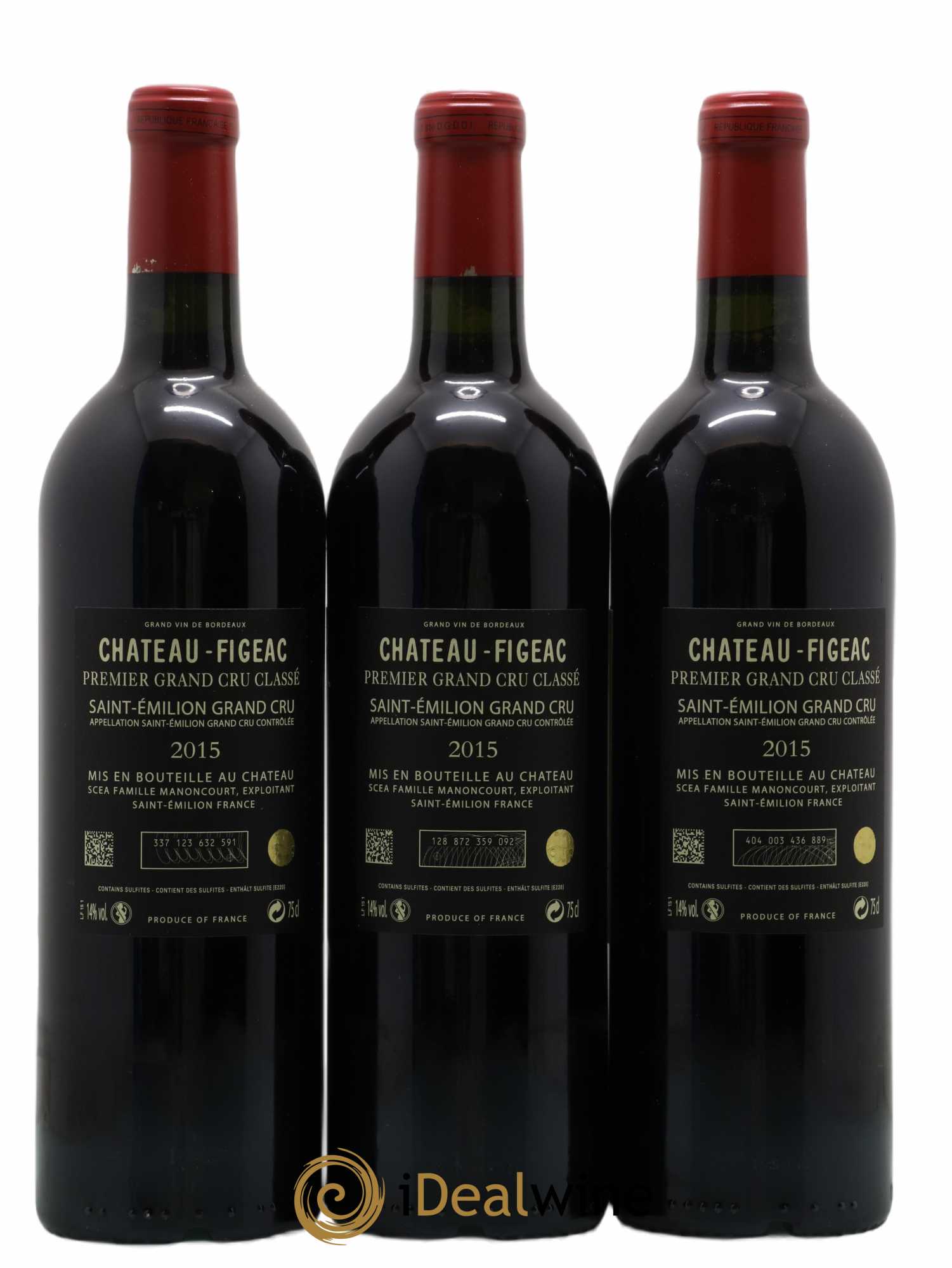 Château Figeac 1er Grand Cru Classé A 2015 - Lot de 12 bouteilles - 4