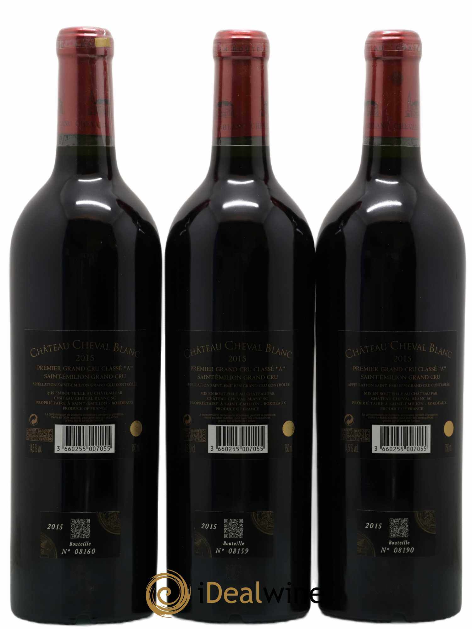 Château Cheval Blanc 1er Grand Cru Classé A 2015 - Lot de 6 bouteilles - 2