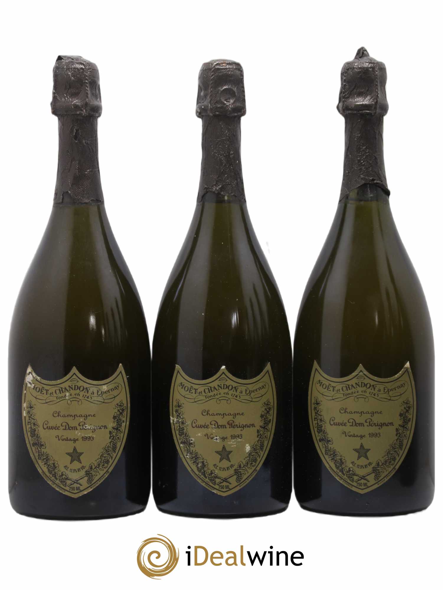 Brut Dom Pérignon 1993 - Lot de 3 bouteilles - 0