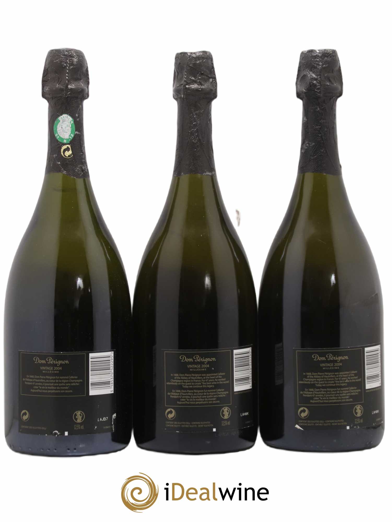 Brut Dom Pérignon 2004 - Lot de 3 bouteilles - 1