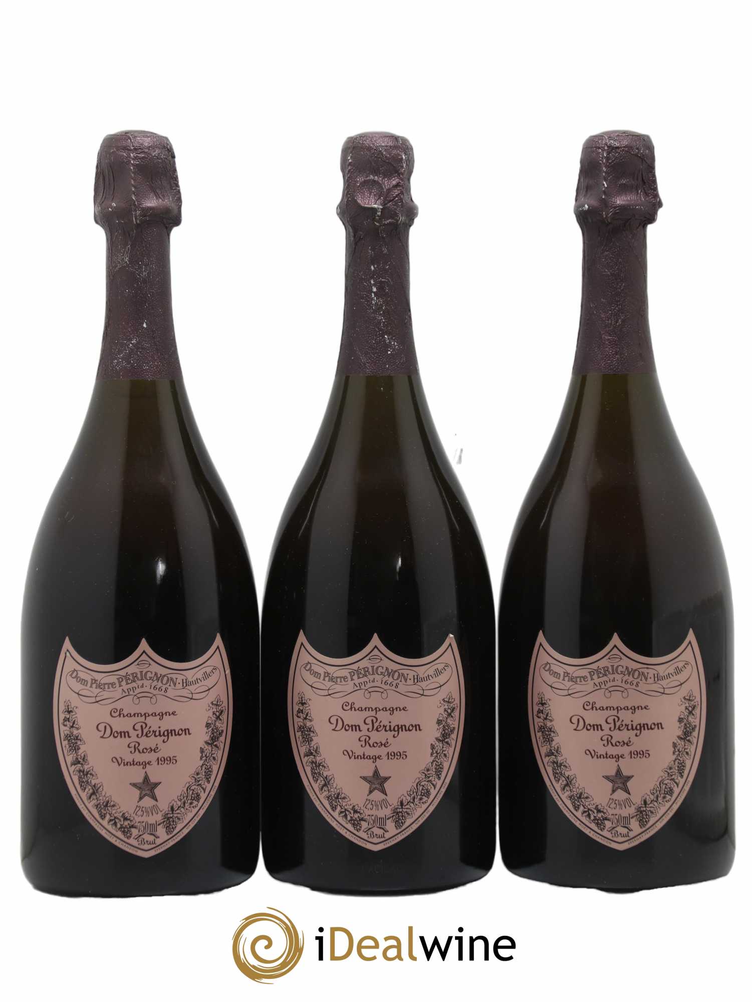 Brut Dom Pérignon 1995 - Lot de 3 bouteilles - 0