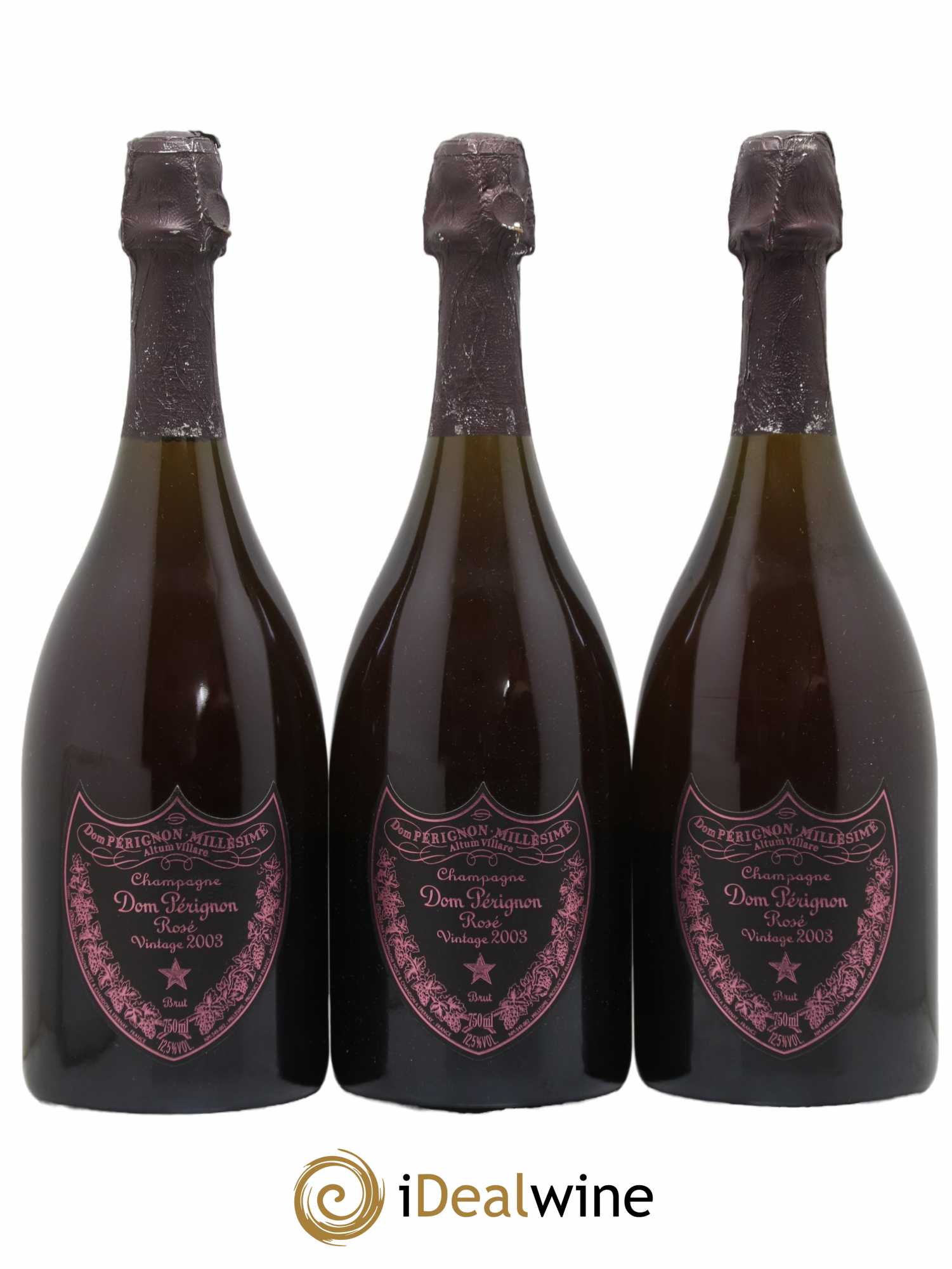 Brut Dom Pérignon 2003 - Lot de 3 bouteilles - 0
