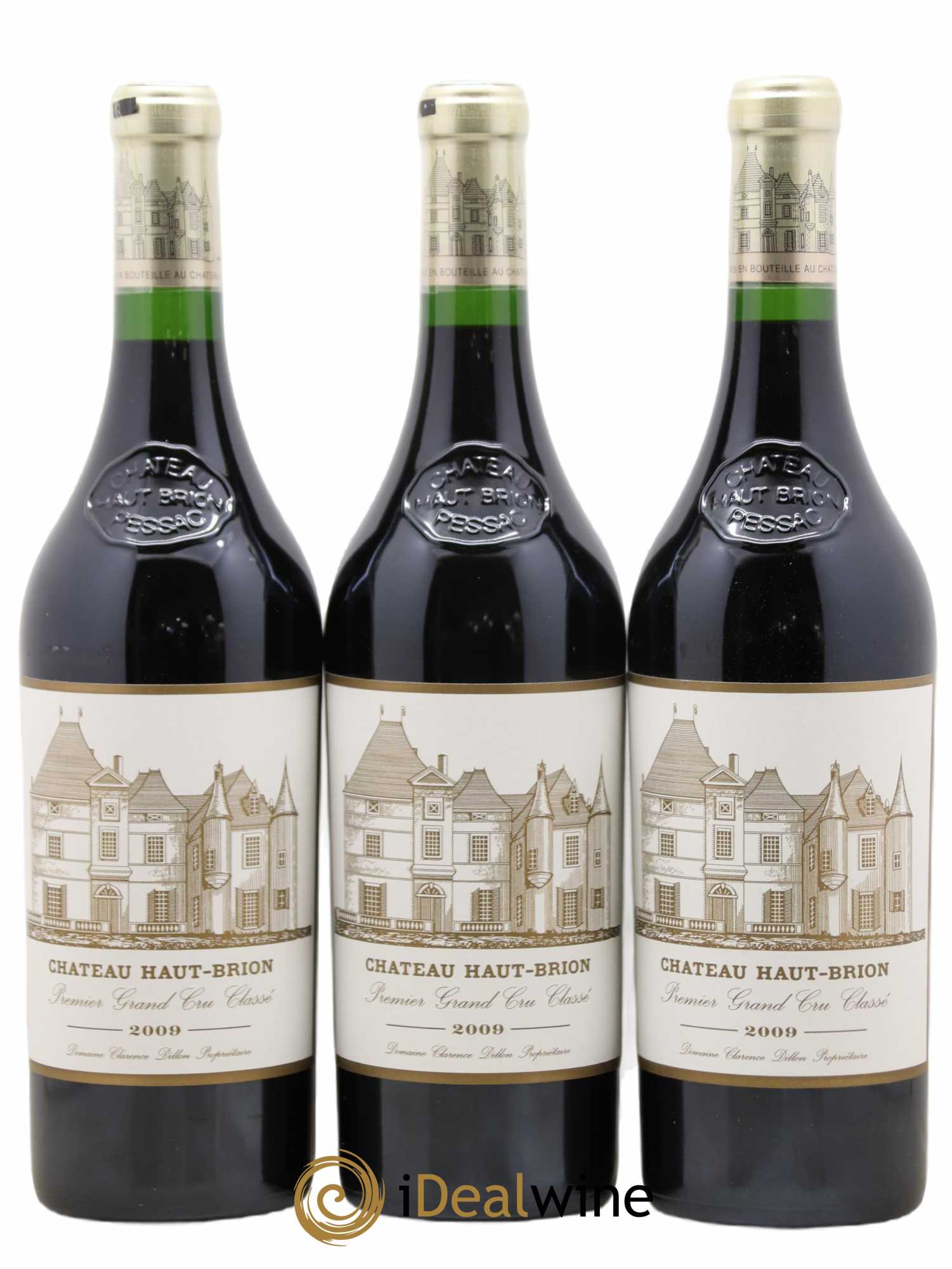 Château Haut Brion 1er Grand Cru Classé 2009 - Lot de 3 bouteilles - 0