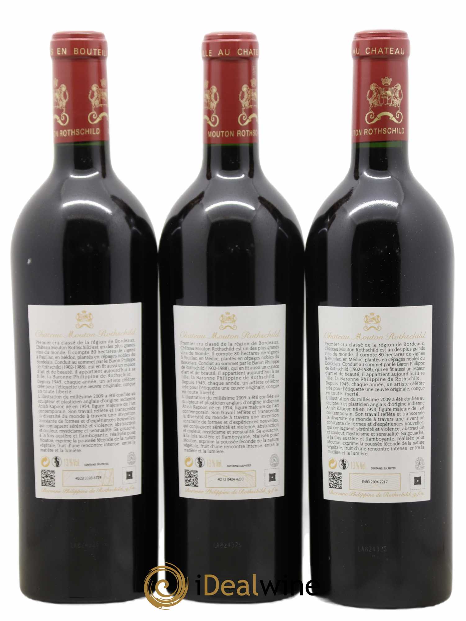 Buy Château Mouton Rothschild 1er Grand Cru Classé 2009 (lot