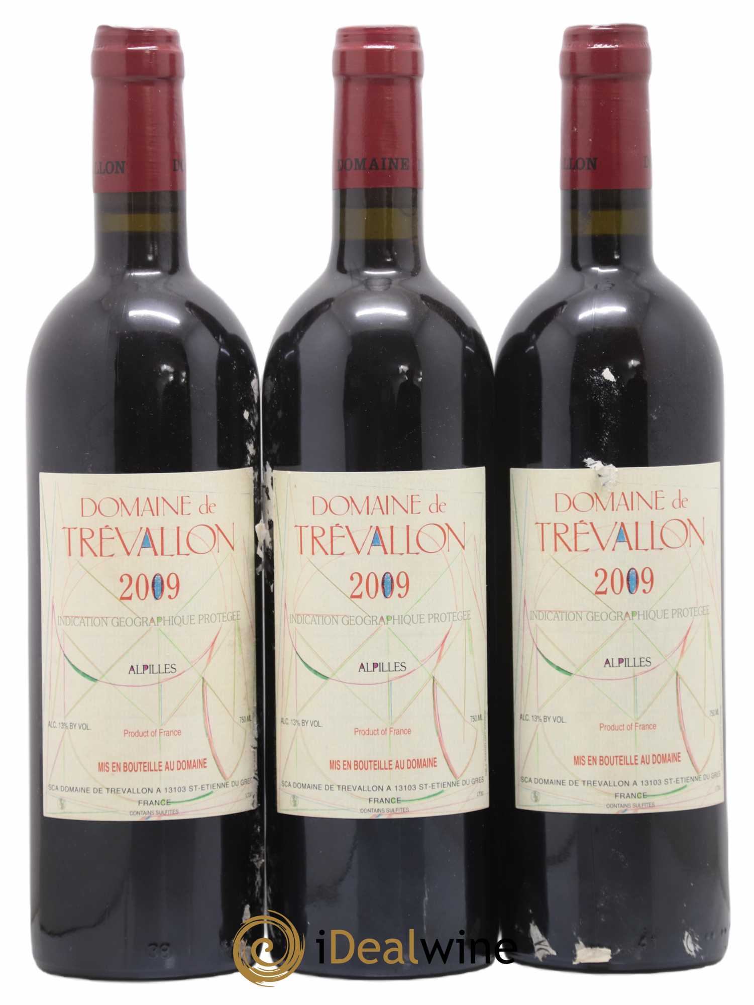 Alpilles Trévallon (Domaine de) Eloi Dürrbach 2009 - Lot de 3 bouteilles - 0