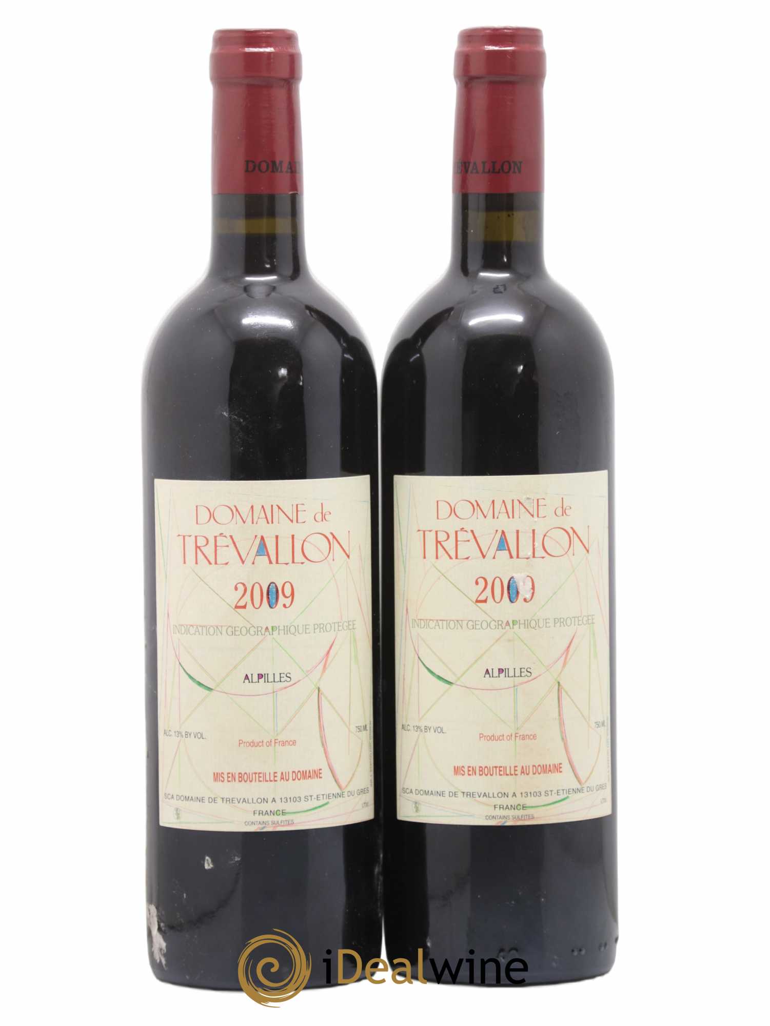 Alpilles Trévallon (Domaine de) Eloi Dürrbach 2009 - Lot de 2 bouteilles - 0