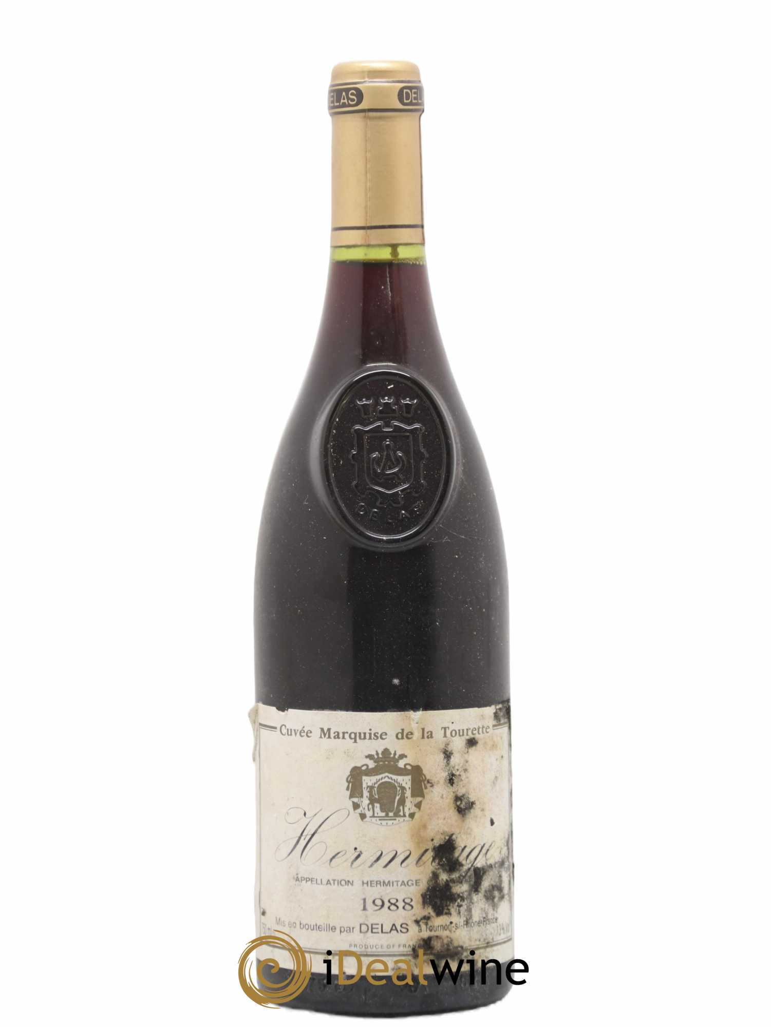 Hermitage Marquise de la Tourette Delas Frères 1988 - Lot de 1 bouteille - 0