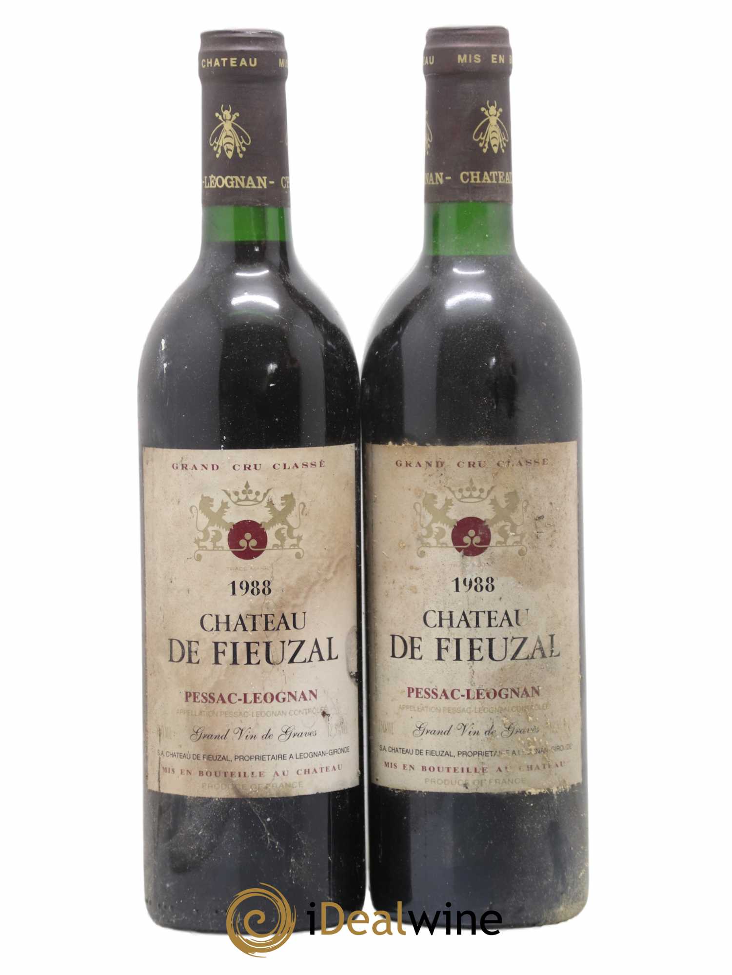 Château de Fieuzal Cru Classé de Graves 1988 - Lot de 2 bouteilles - 0