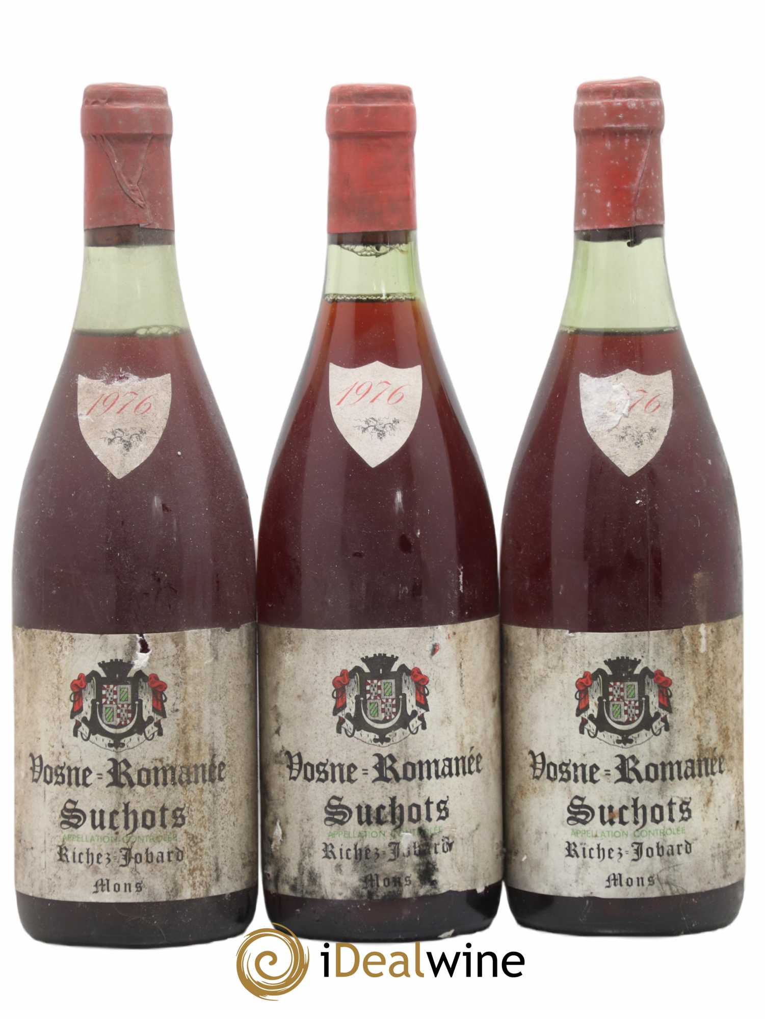 Vosne-Romanée Suchots Richez Jobart 1976 - Lot de 3 bouteilles - 0