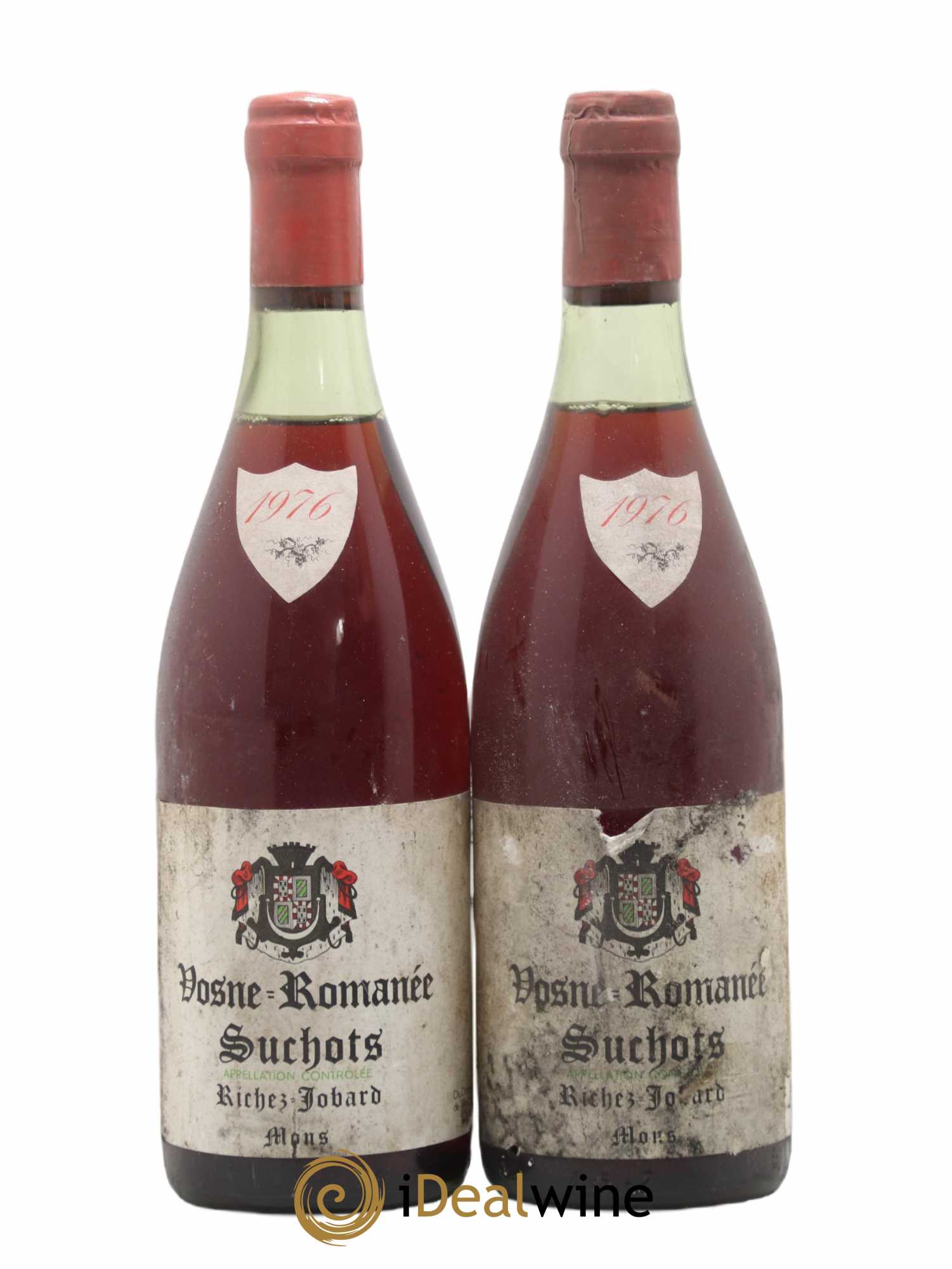 Vosne-Romanée Suchots Richez Jobart 1976 - Lot de 2 bouteilles - 0