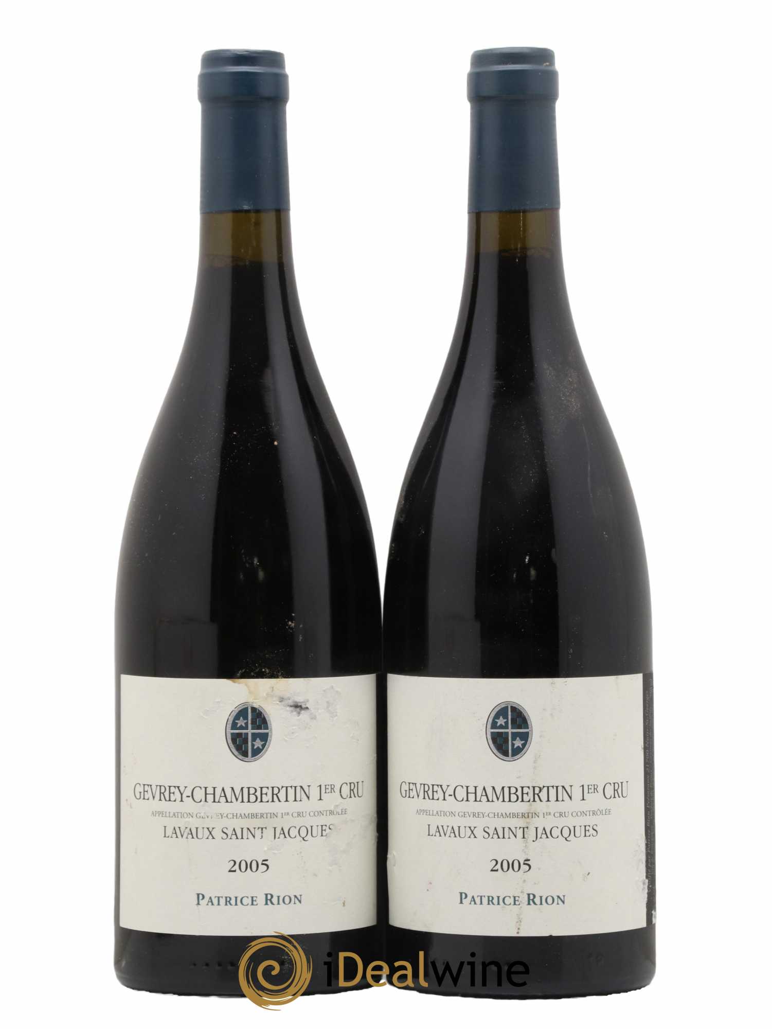 Gevrey-Chambertin 1er Cru Lavaux St Jacques Patrice Rion 2005 - Lot de 2 bouteilles - 0