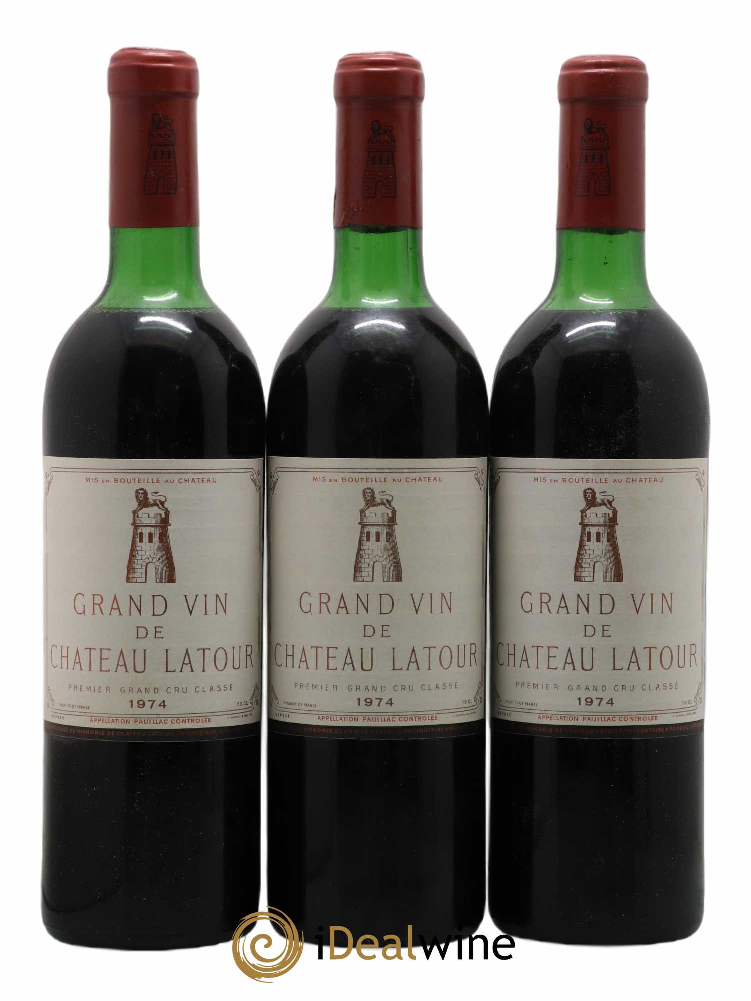Château Latour 1er Grand Cru Classé 1974 - Lot de 12 bouteilles - 1