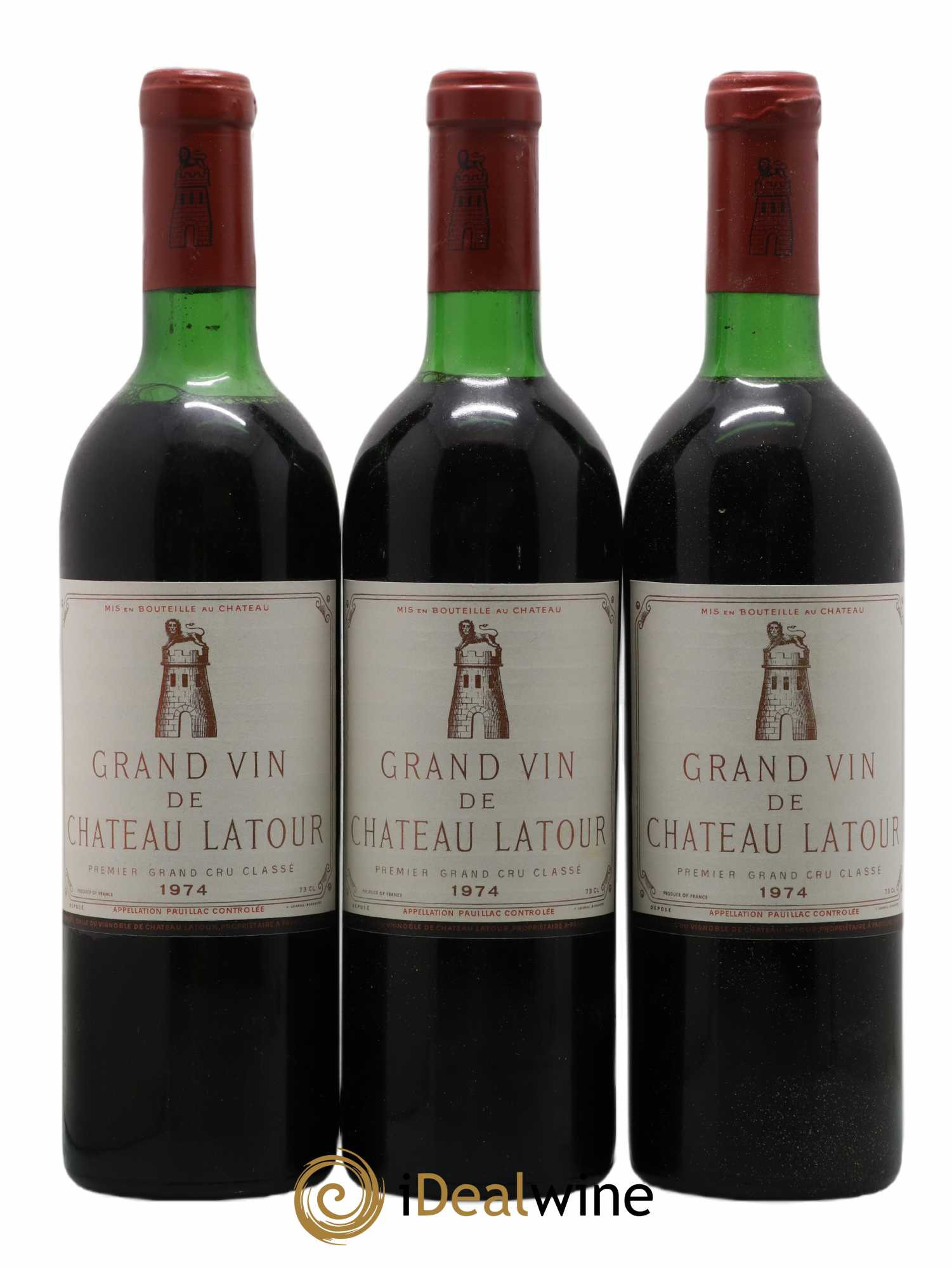 Château Latour 1er Grand Cru Classé 1974 - Lot de 12 bouteilles - 2