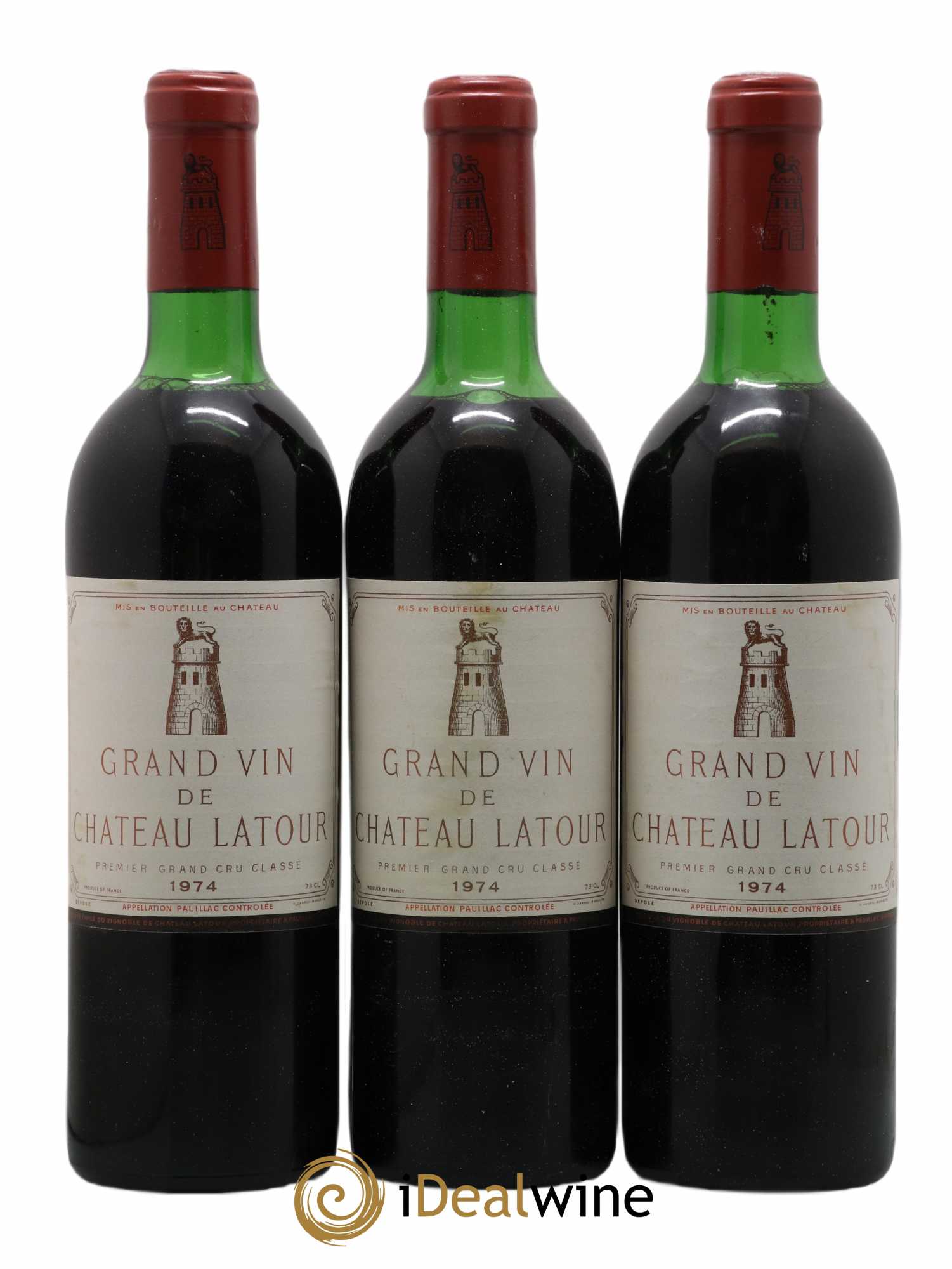 Château Latour 1er Grand Cru Classé 1974 - Lot de 12 bouteilles - 3