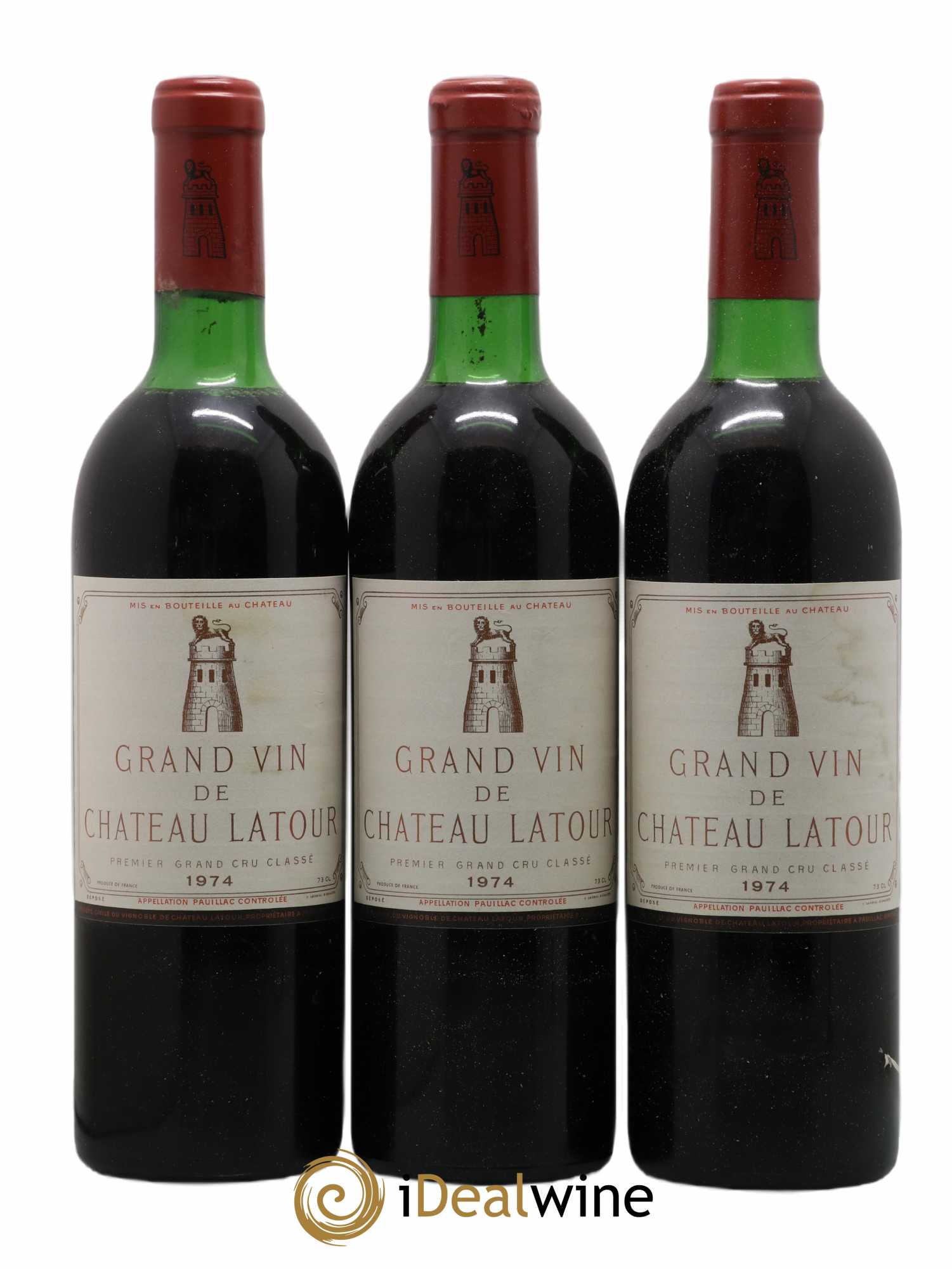 Château Latour 1er Grand Cru Classé 1974 - Lot de 12 bouteilles - 4