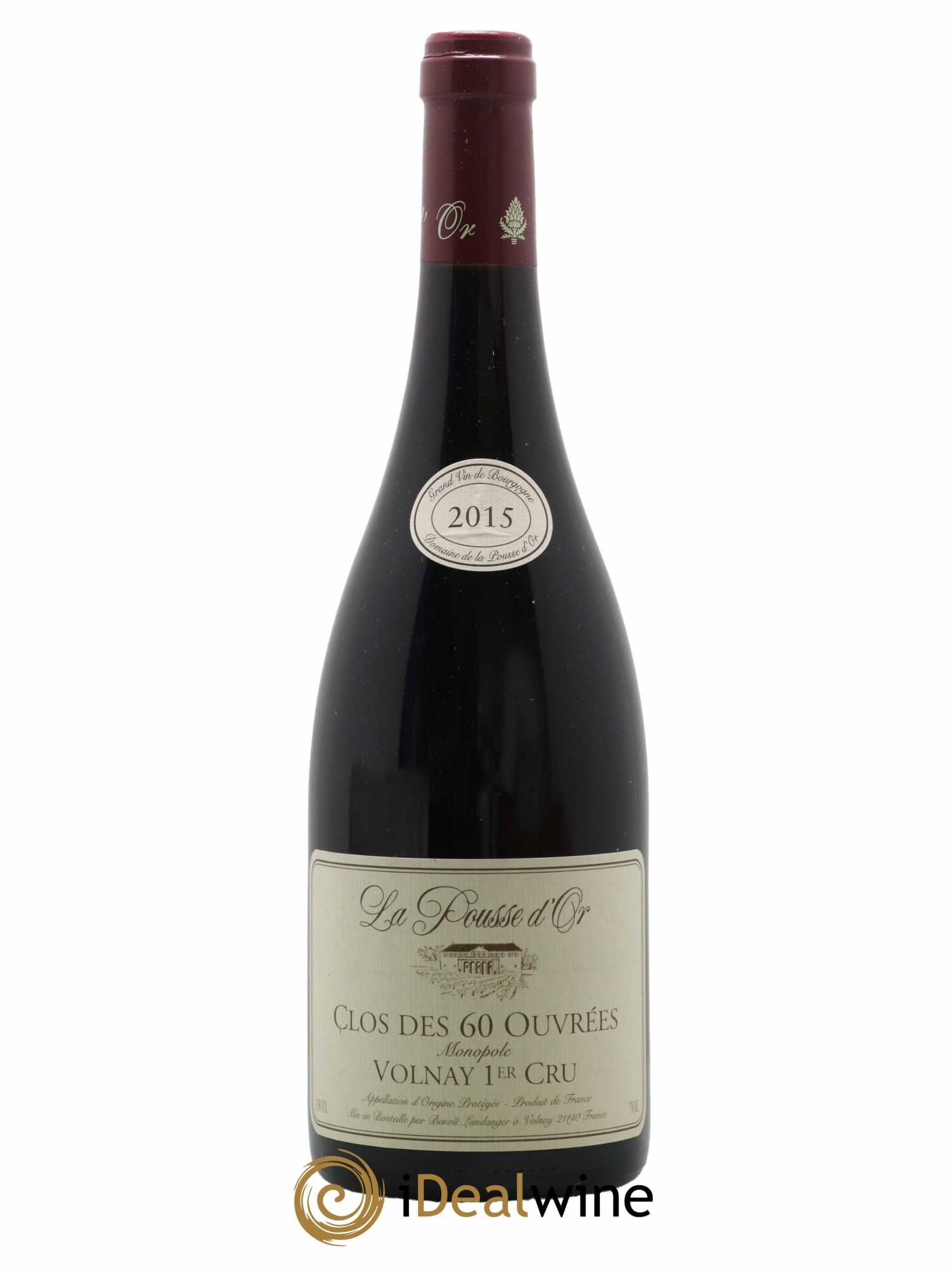Volnay 1er Cru Clos des 60 ouvrées La Pousse d'Or (Domaine de) 2015 - Lot de 1 bouteille - 0