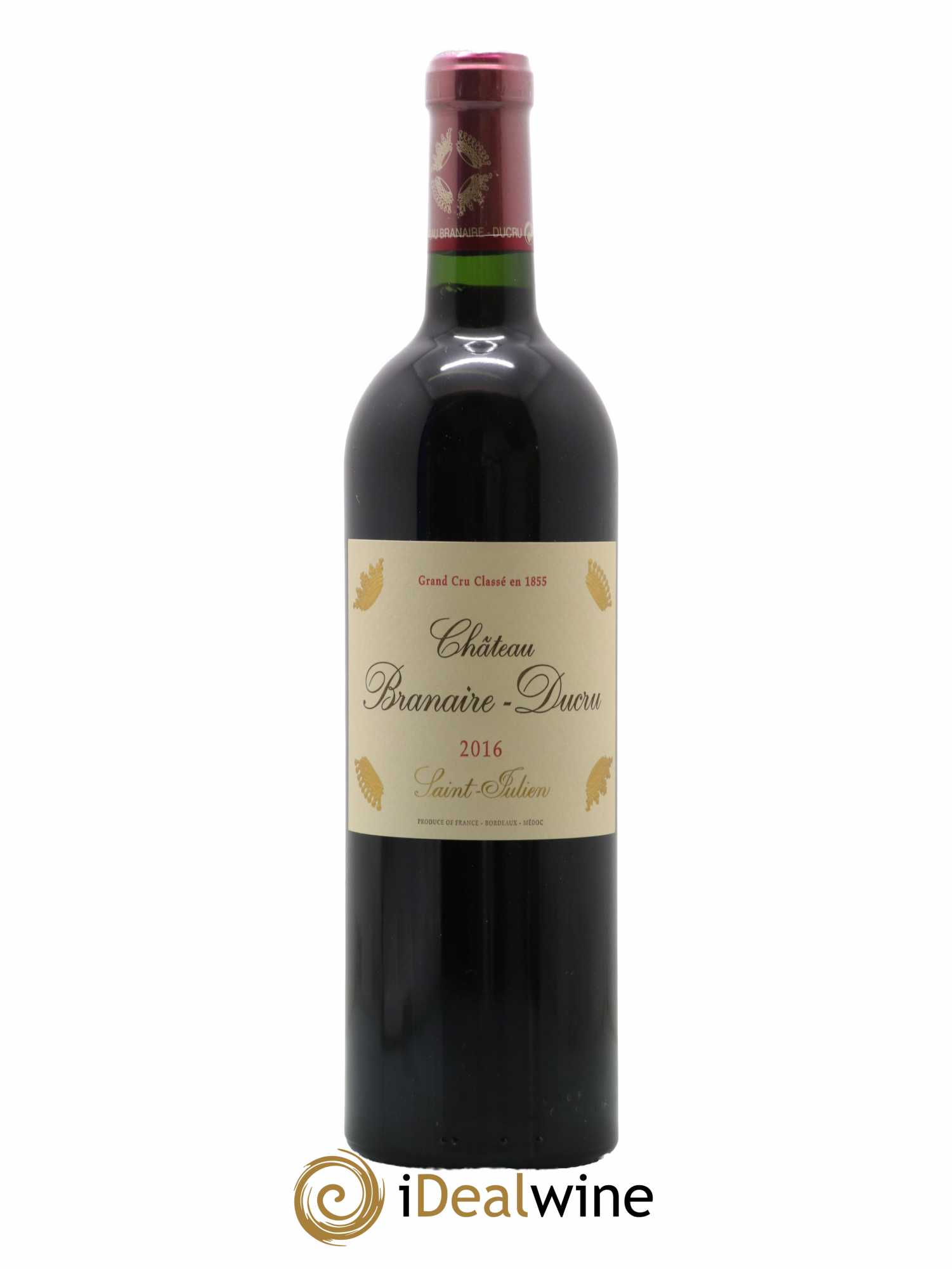Château Branaire Ducru 4ème Grand Cru Classé 2016 - Lot de 1 bouteille - 0