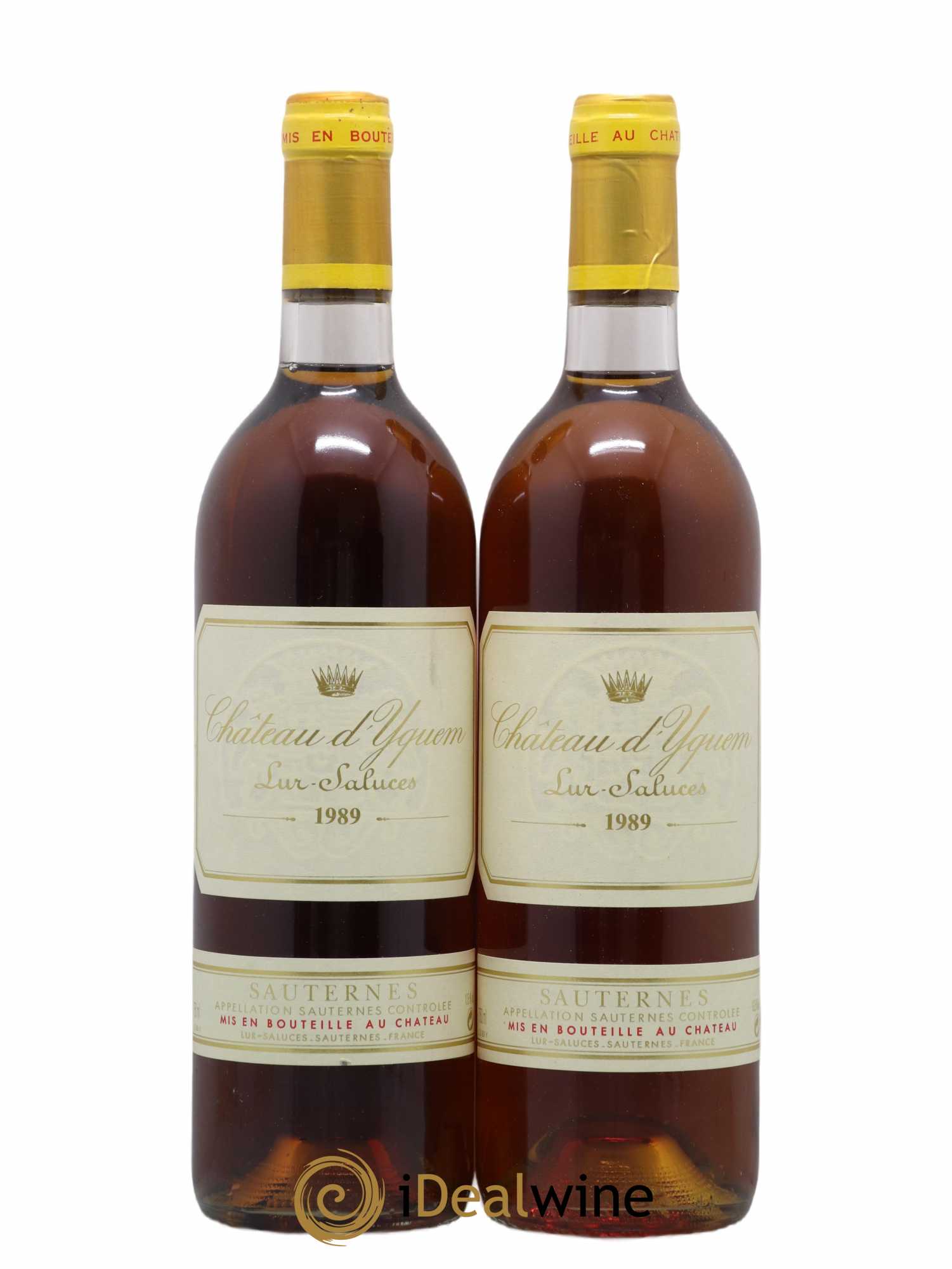 Château d' Yquem 1er Cru Classé Supérieur (senza prezzo di riserva) 1989 - Lotto di 2 bottiglie - 0