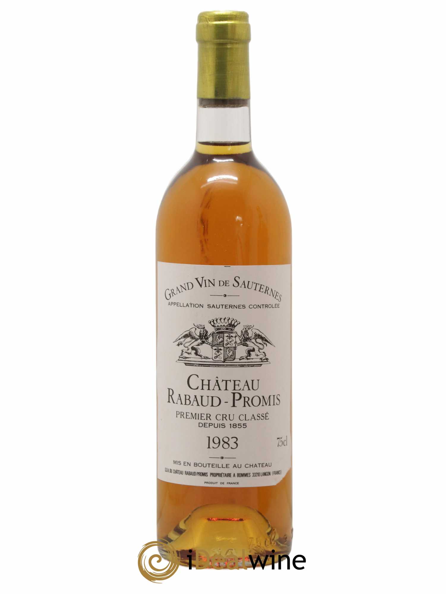 Château Rabaud Promis 1er Grand Cru Classé (no reserve) 1983 - Lot of 1 bottle - 0