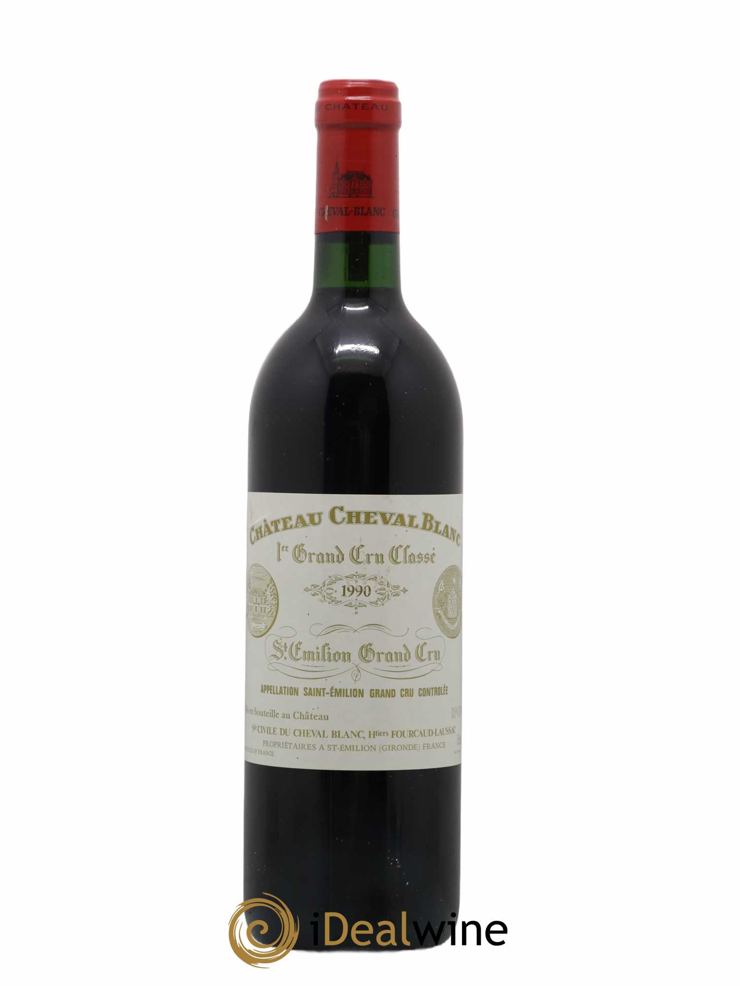 Château Cheval Blanc 1er Grand Cru Classé A (sans prix de réserve) 1990 - Lot de 1 bouteille - 0