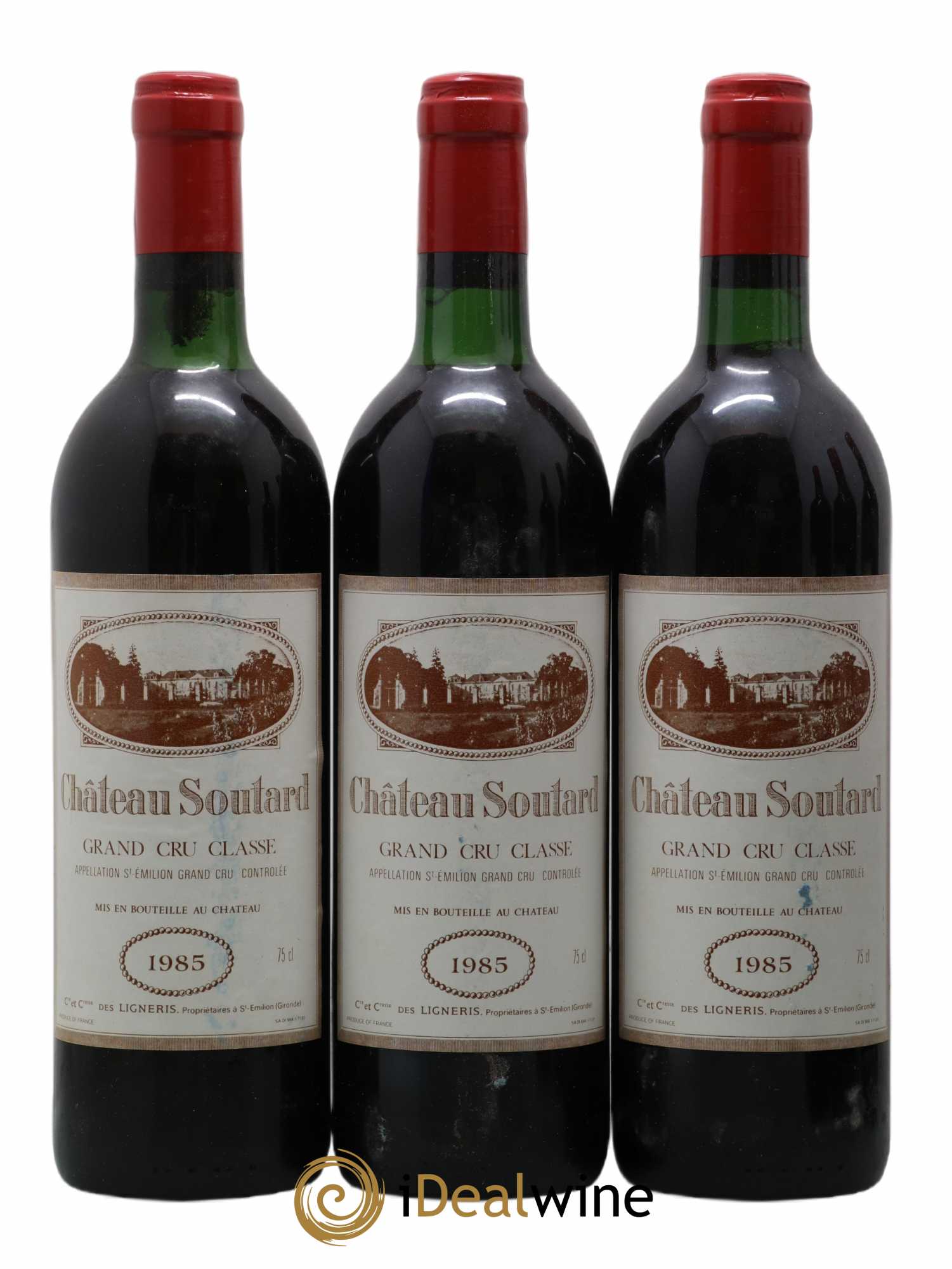 Château Soutard Grand Cru Classé 1985 - Lot de 6 bouteilles - 1