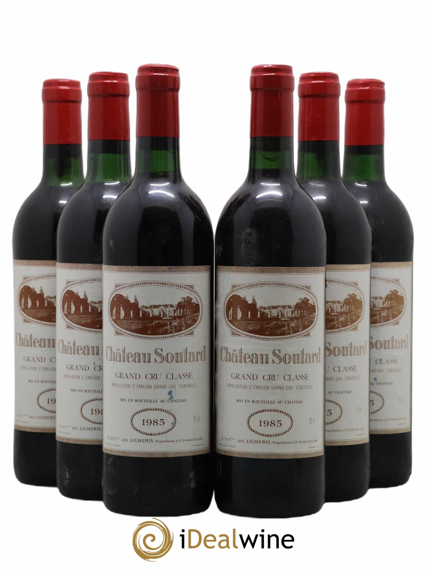 Château Soutard Grand Cru Classé 1985 - Lot de 6 bouteilles - 0
