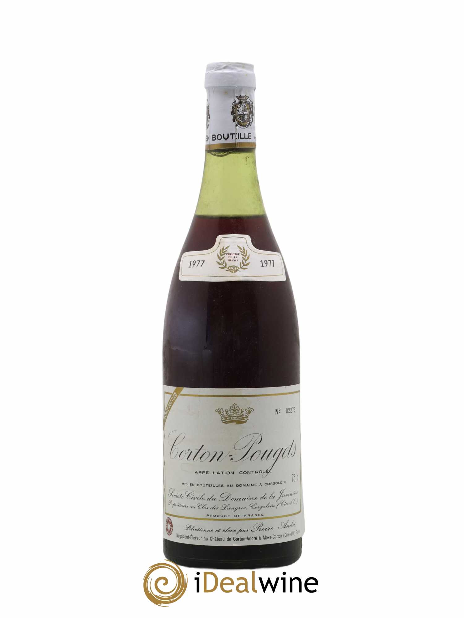 Corton Grand Cru Pougets Pierre André 1977 - Lot de 1 bouteille - 0