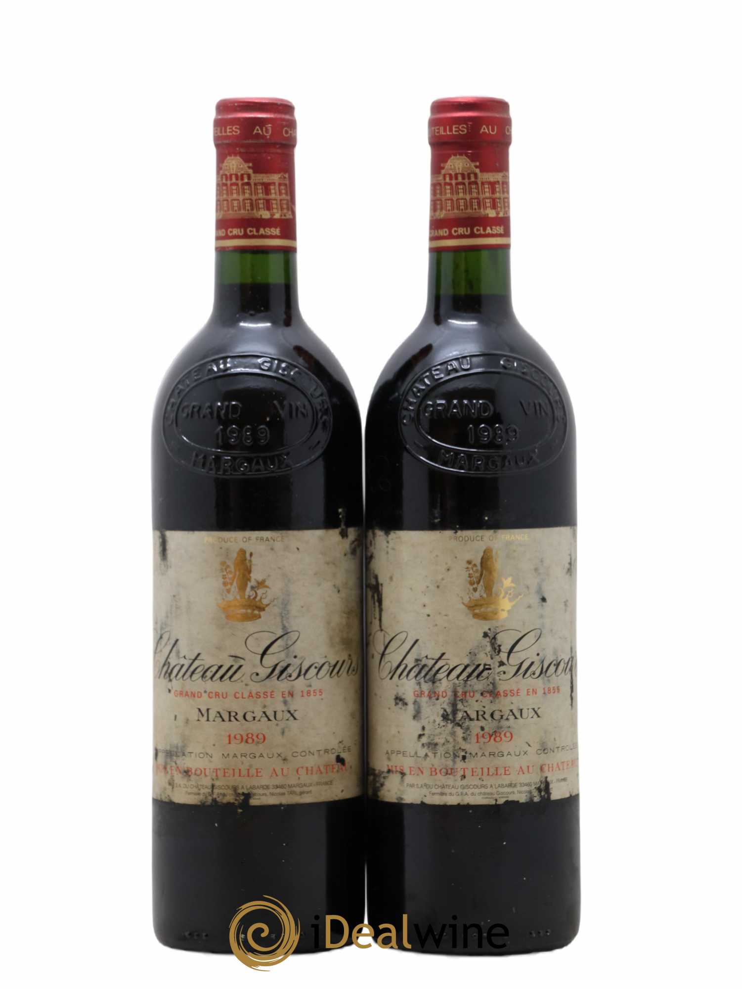 Château Giscours 3ème Grand Cru Classé 1989 - Lot de 2 bouteilles - 0