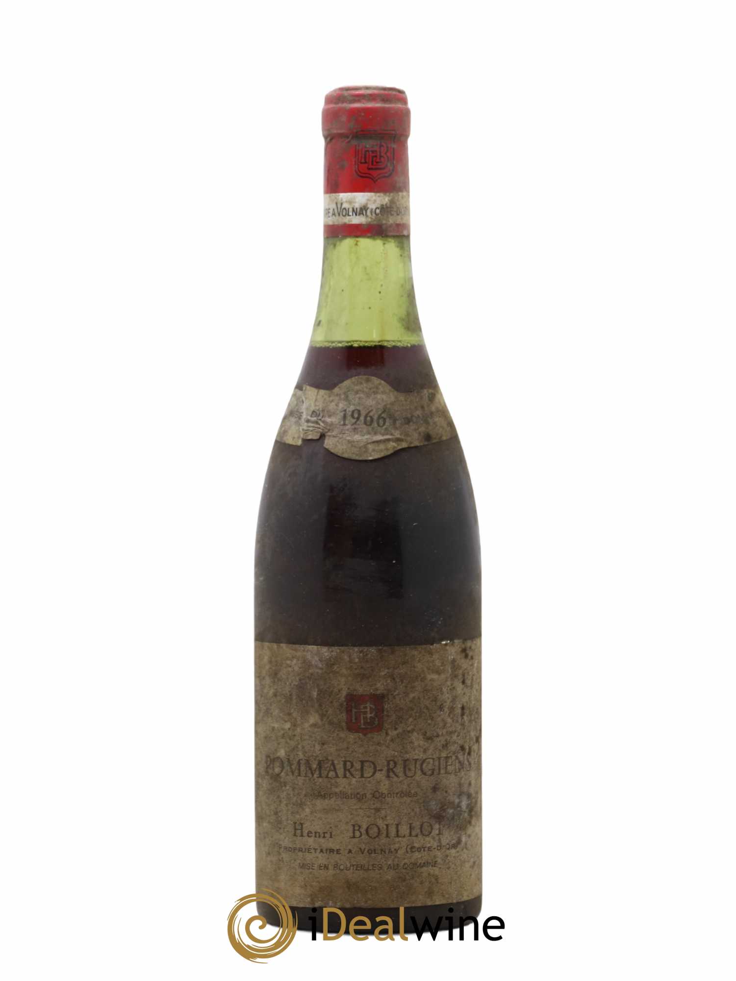Pommard 1er Cru Les Rugiens Henri Boillot (Domaine) 1966 - Lot de 1 bouteille - 0