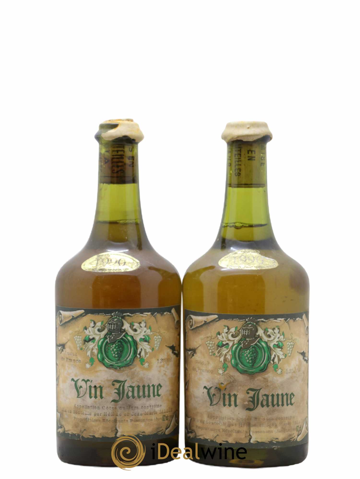 Arbois Vin Jaune Jean Marie et Helene Salaun 1990 - Posten von 2 Flaschen - 0