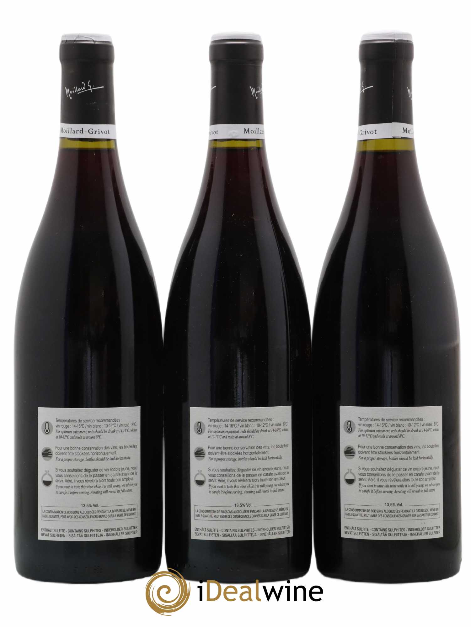 Echezeaux Grand Cru Domaine Moillard Grivot 2013 - Lot de 3 bouteilles - 1