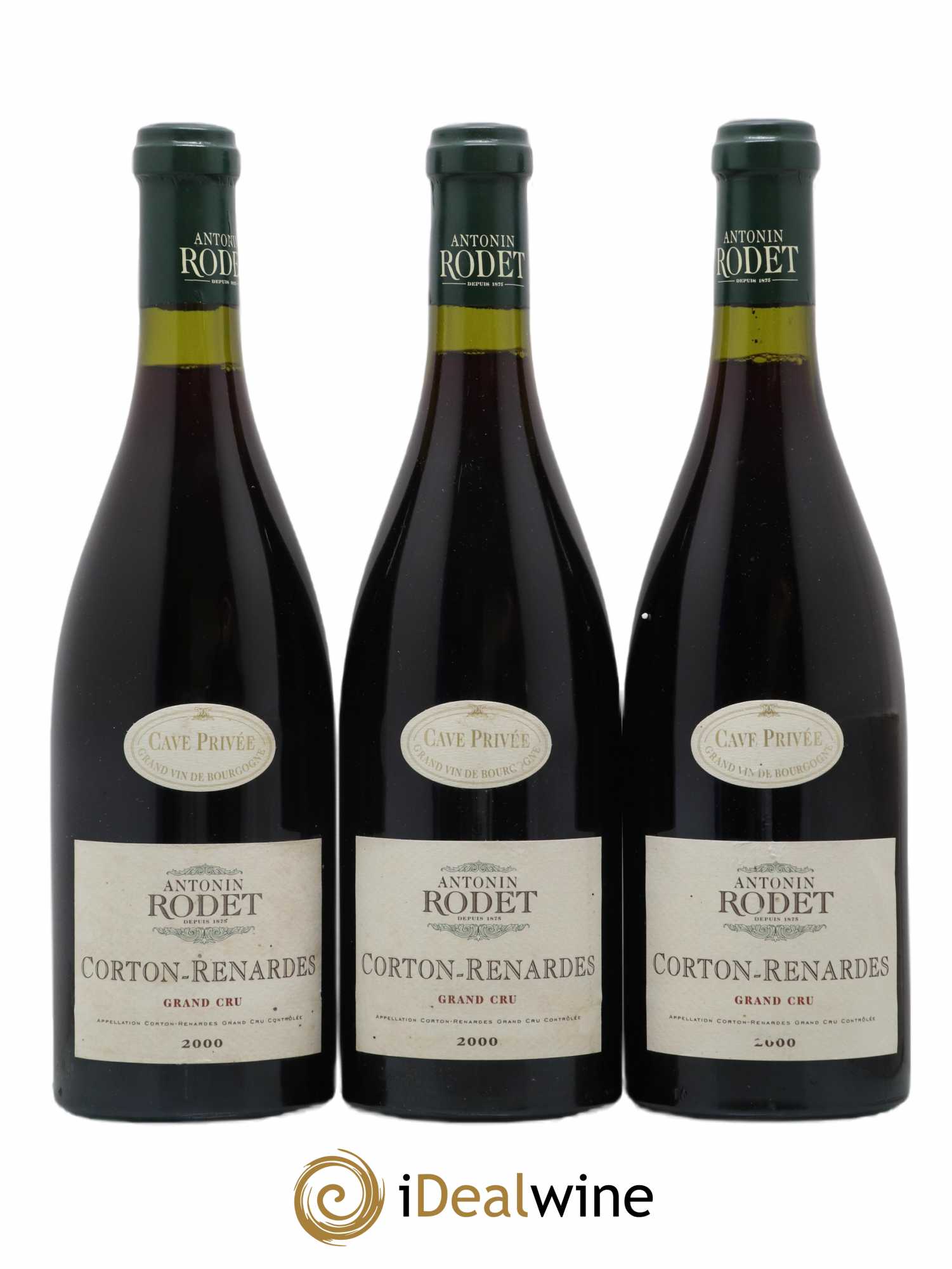 Corton Grand Cru Renardes Antonin Rodet 2000 - Lot de 3 bouteilles - 0