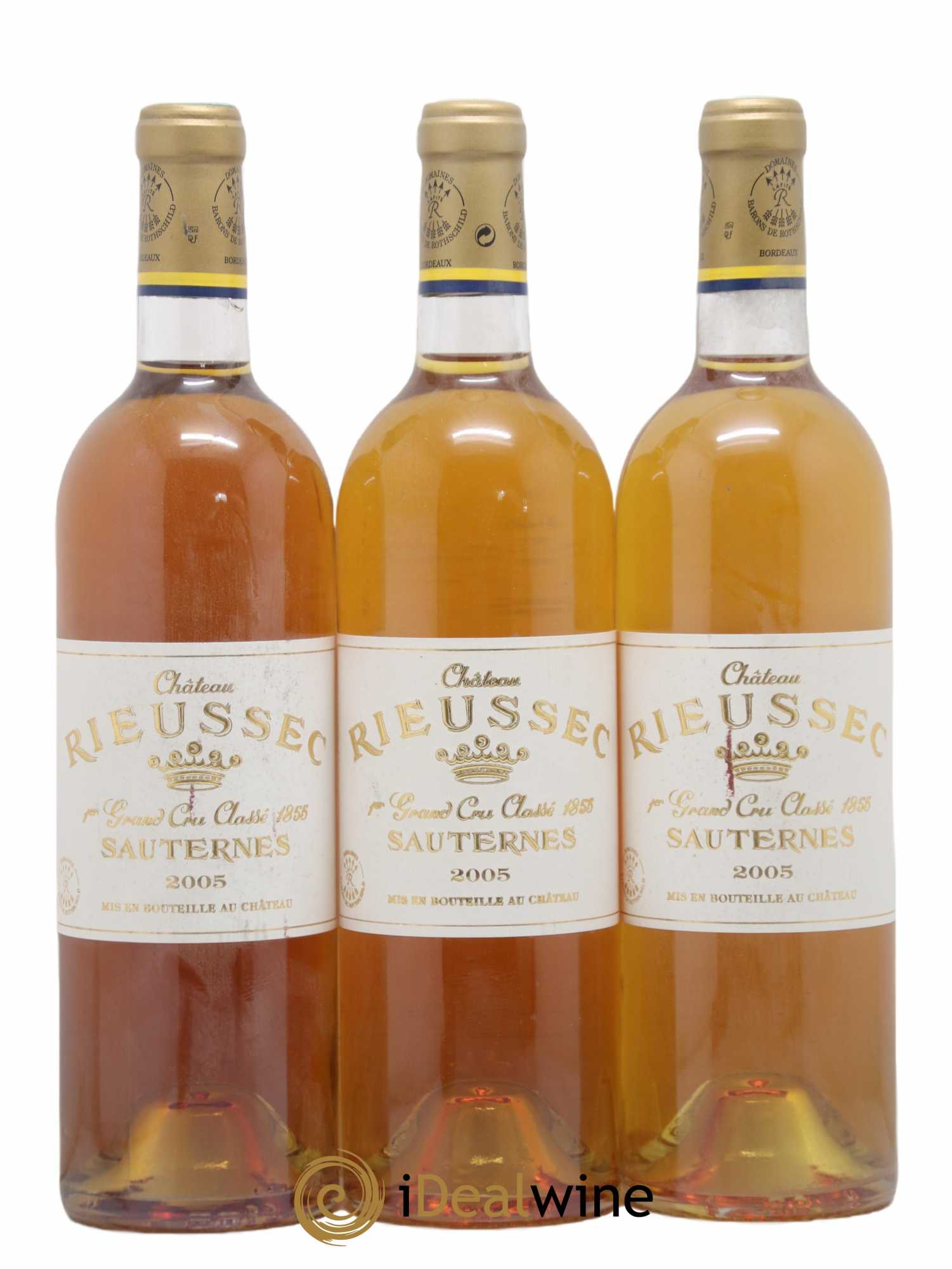 Château Rieussec 1er Grand Cru Classé 2005 - Lotto di 3 bottiglie - 0