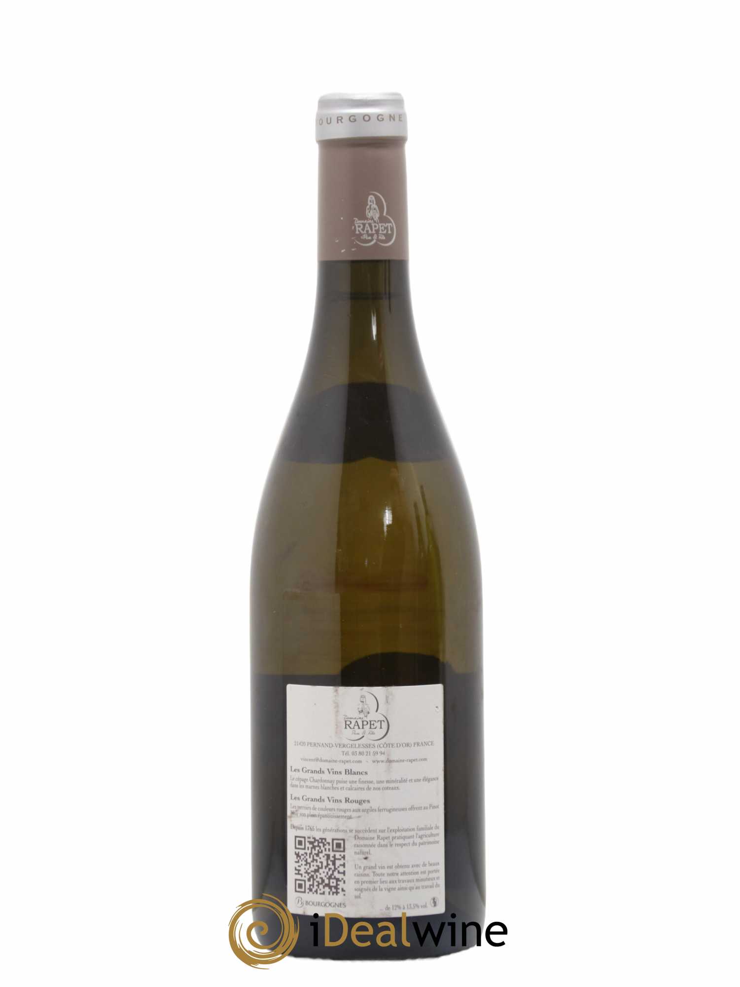 Corton-Charlemagne Grand Cru Rapet Père & Fils 2017 - Lot de 1 bouteille - 1